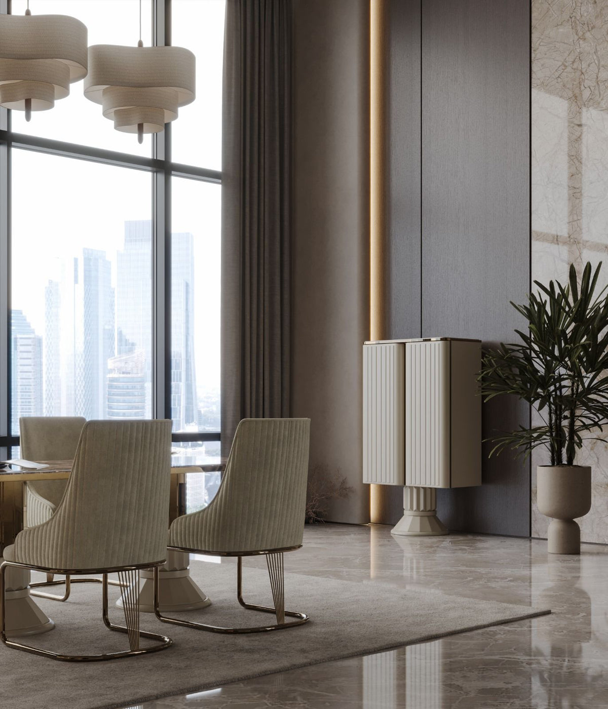 Joker Dining Room by Netline Interiors