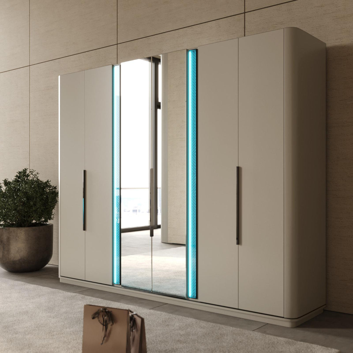 Diamond Wardrobe (SK) by Netline Interiors