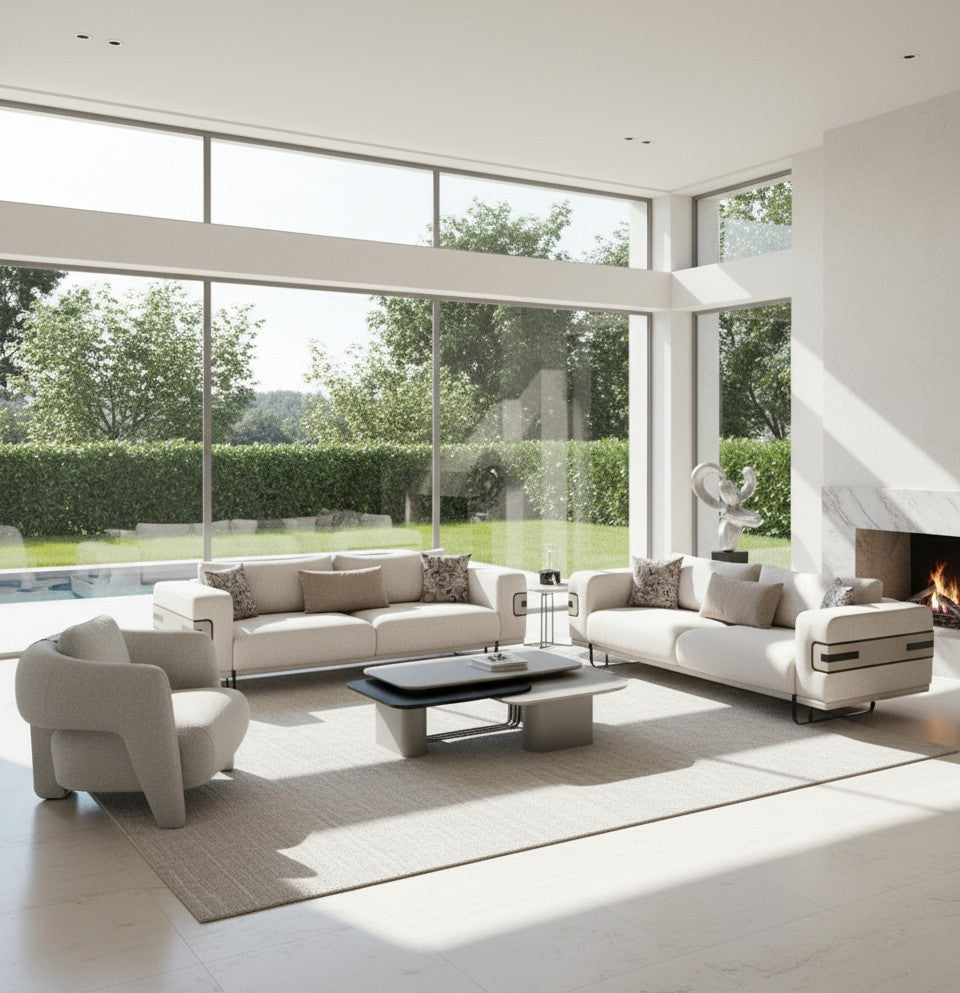Diamond 4 Seater Sofa (SK) by Netline Interiors