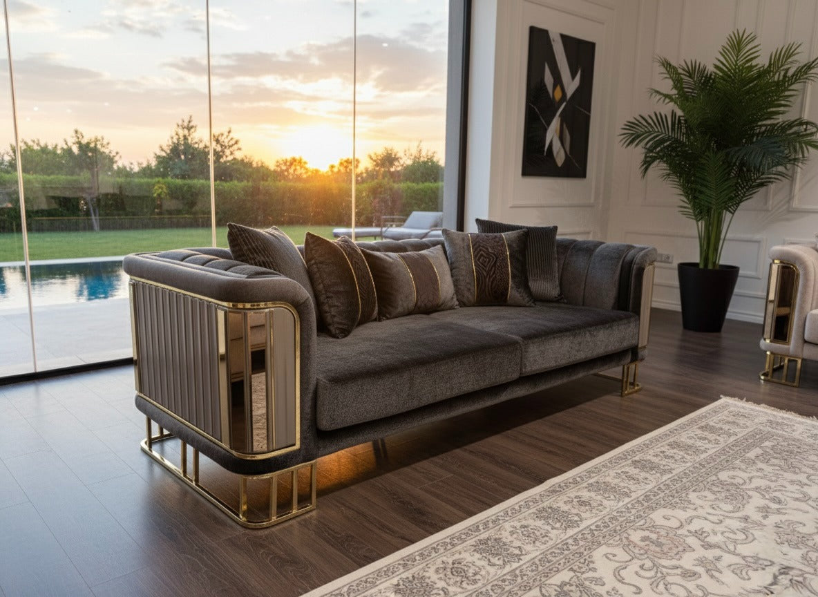 Luxori 3 Seater Sofa (SK) by Netline Interiors