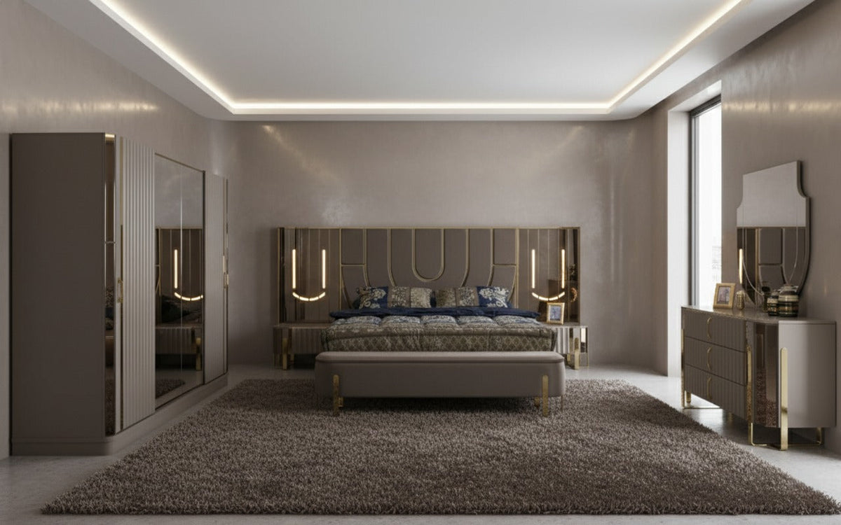 Luxori Bedroom (SK) by Netline Interiors