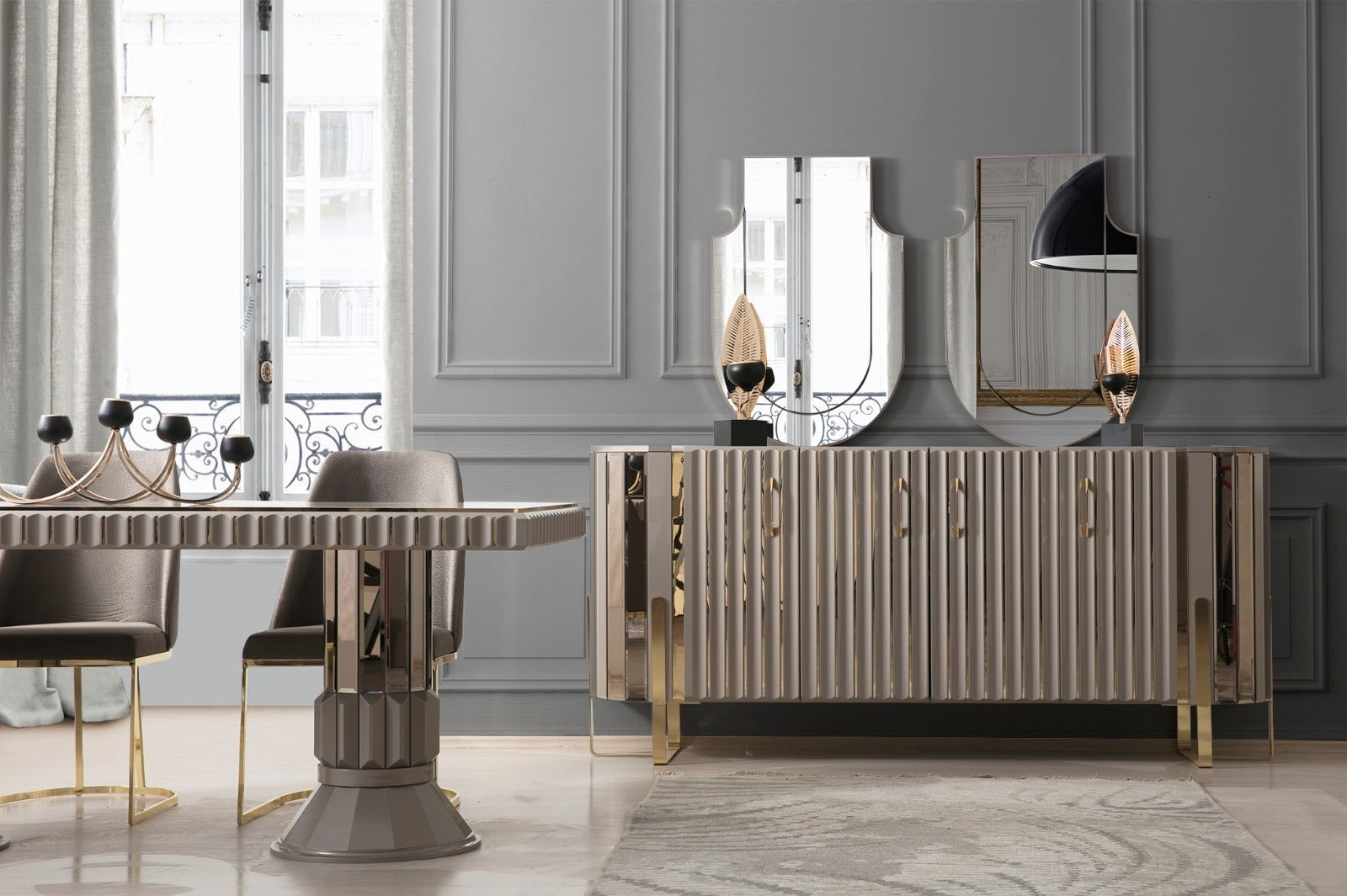 Luxori Dining Room (SK) by Netline Interiors