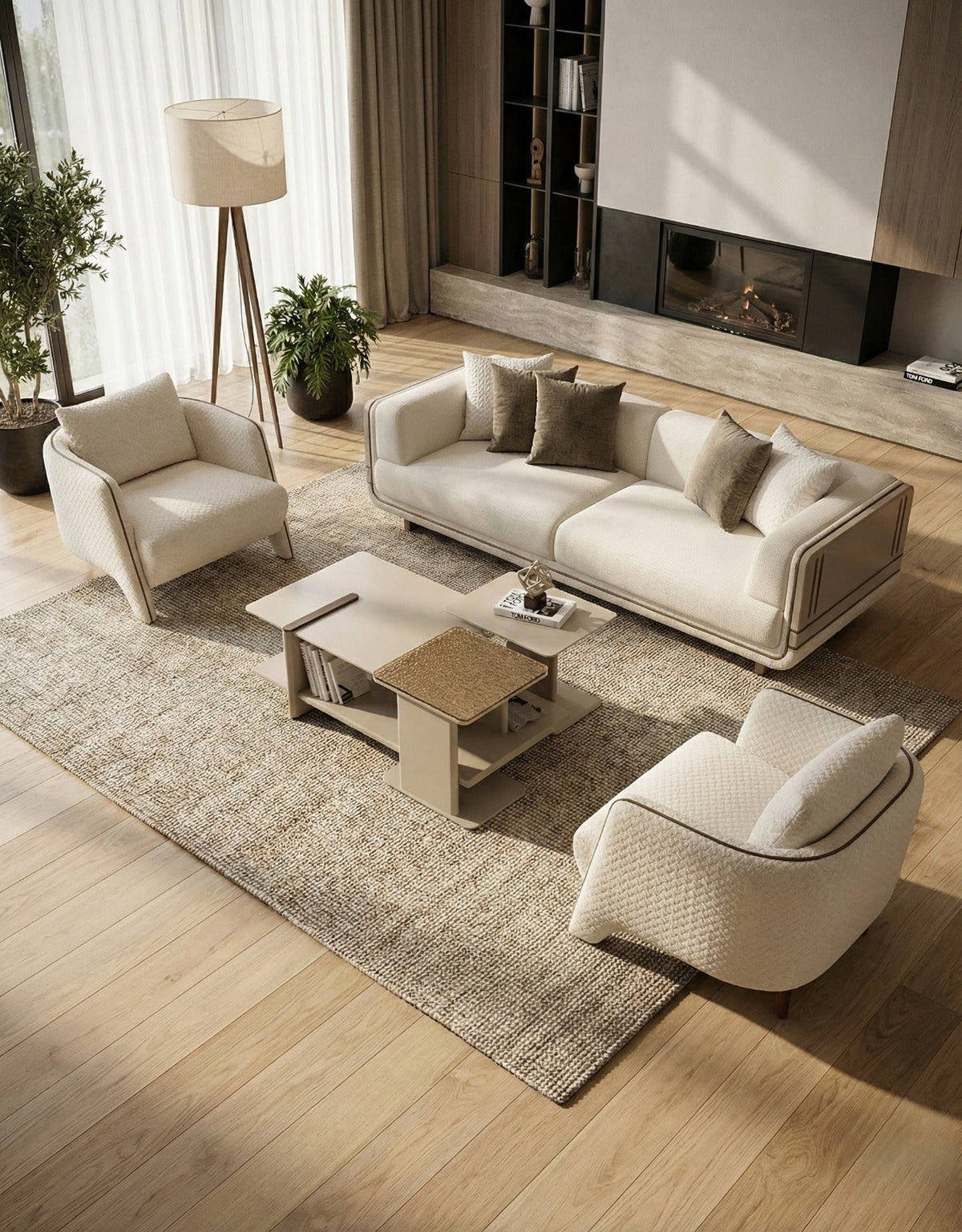 Luna 3 Seater Sofa (SK) by Netline Interiors