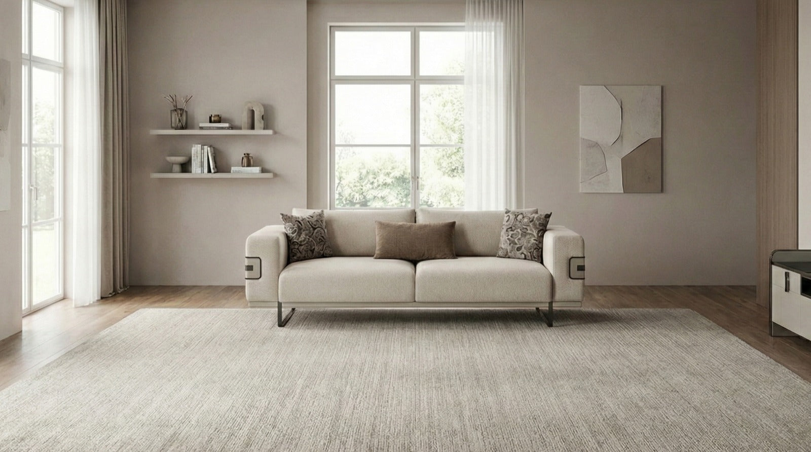 Aura 4 Seater Sofa (SK) by Netline Interiors