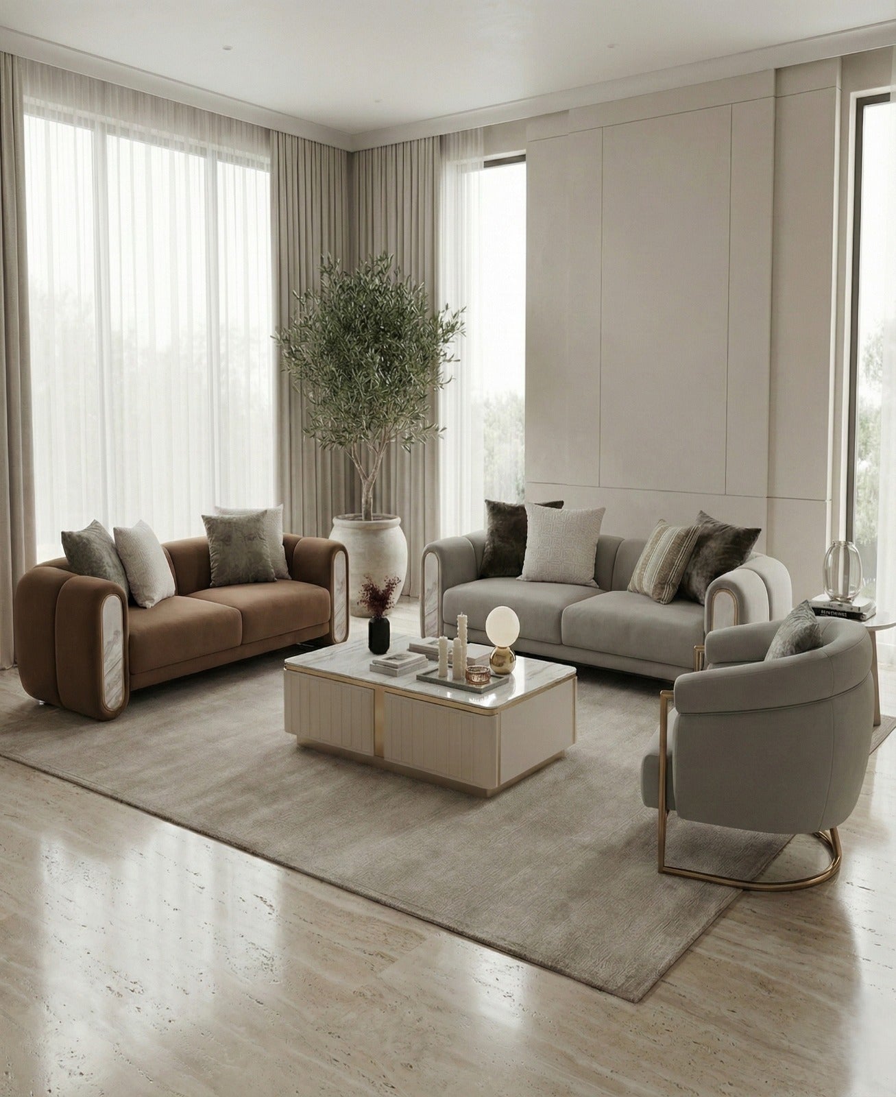 Joker Sofa Set (SK) by Netline Interiors