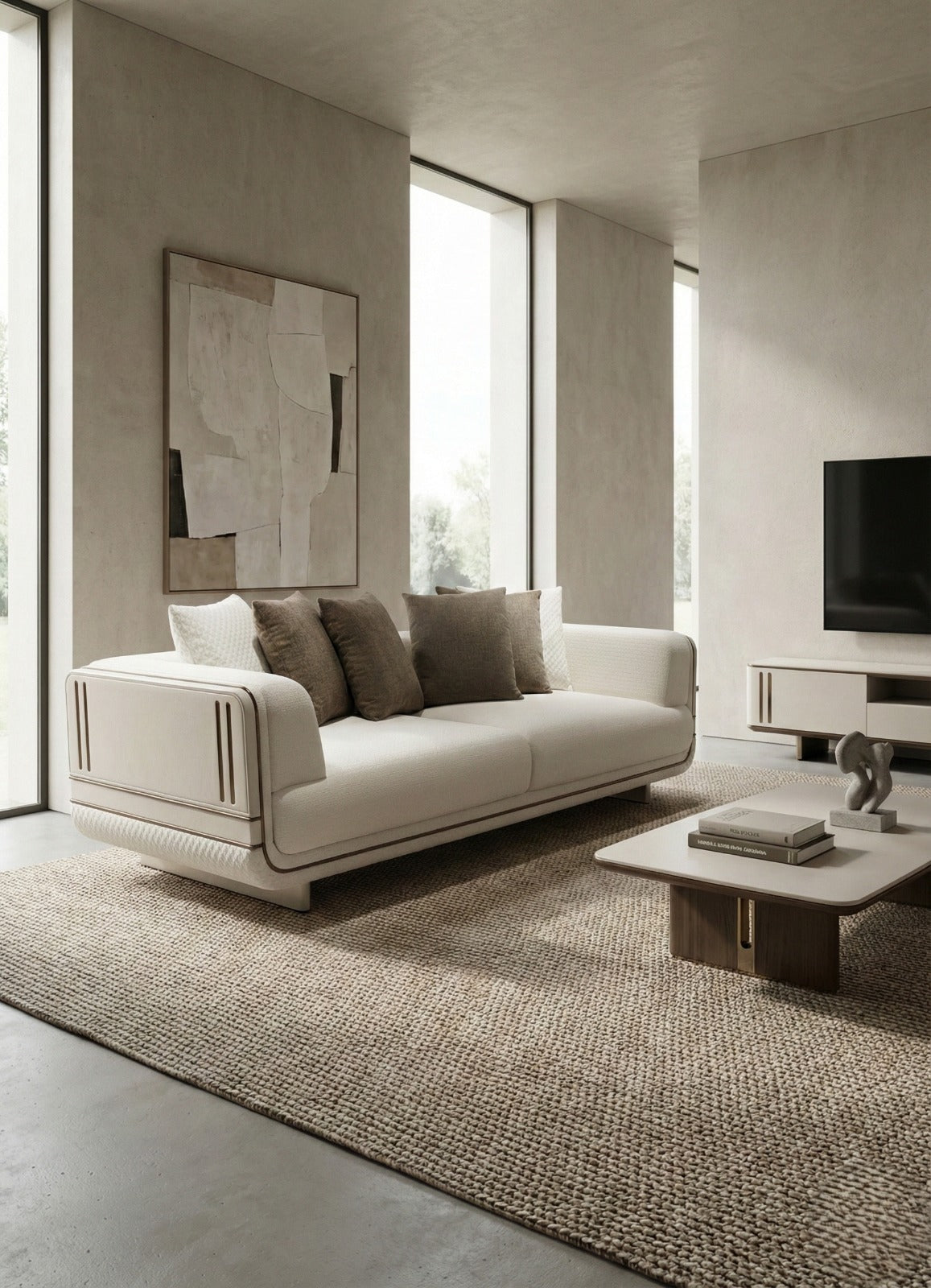 Luna 3 Seater Sofa (SK) by Netline Interiors