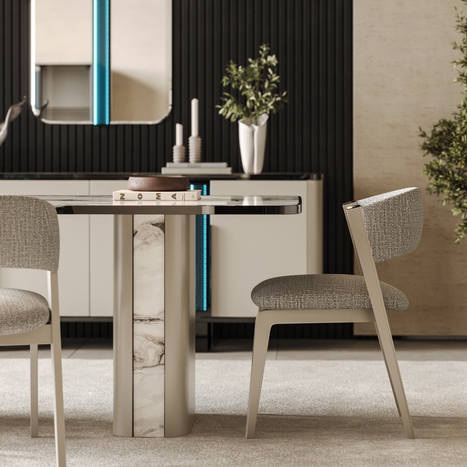 Diamond Dining Room by Netline Interiors