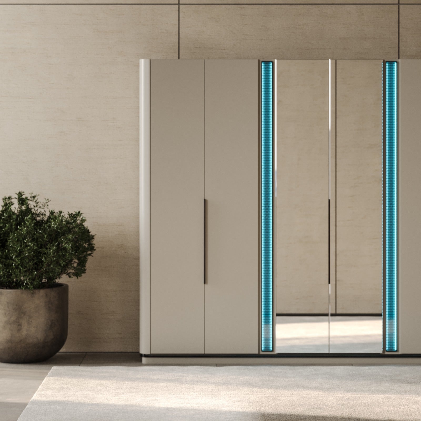 Diamond Wardrobe (SK) by Netline Interiors