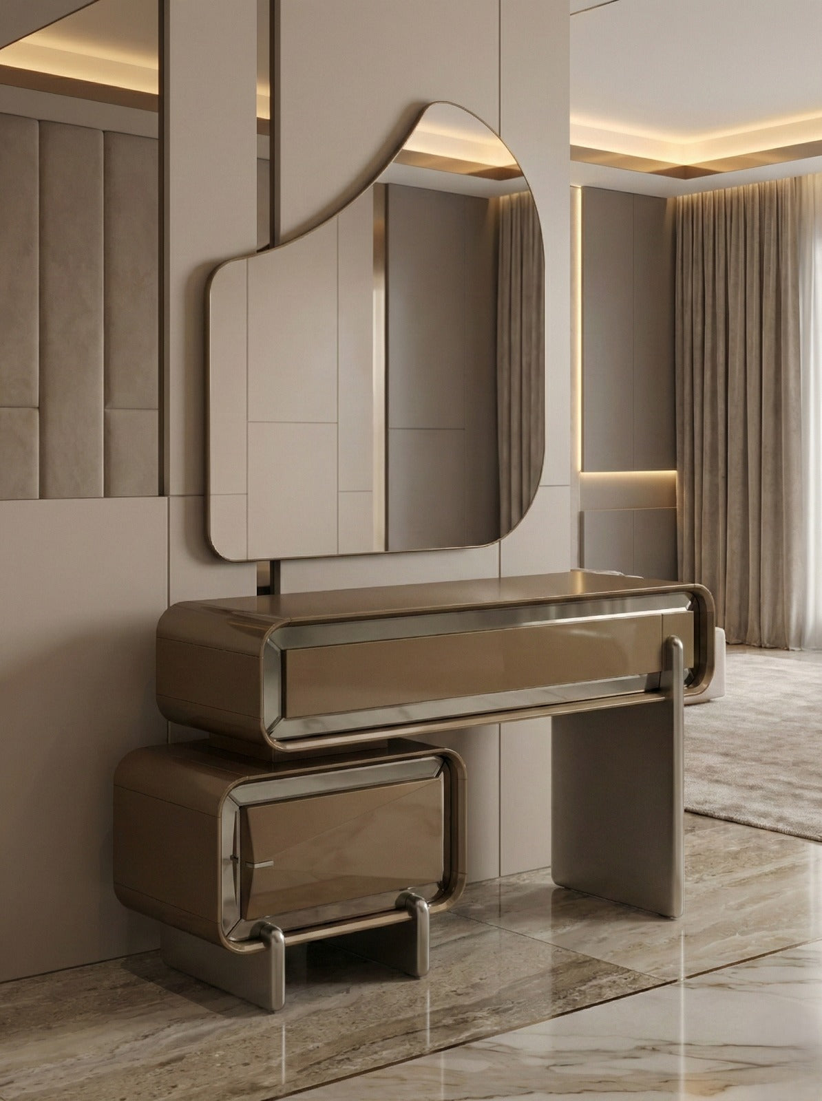 Monaco Bedroom (SK) by Netline Interiors