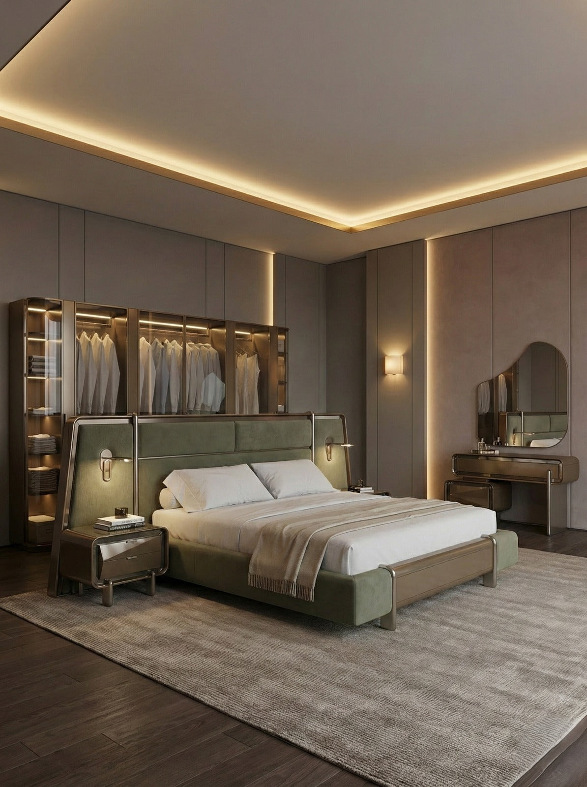 Monaco Bedroom (SK) by Netline Interiors
