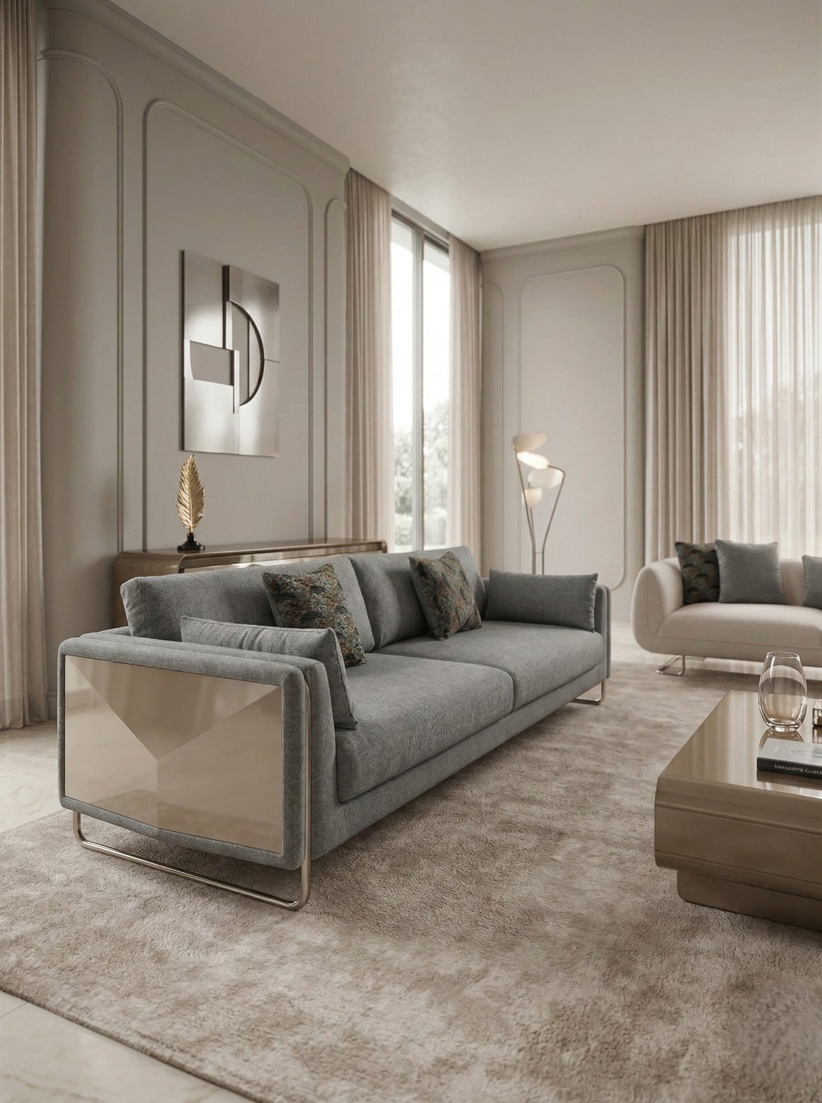 Monaco 4 Seater Sofa (SK) by Netline Interiors