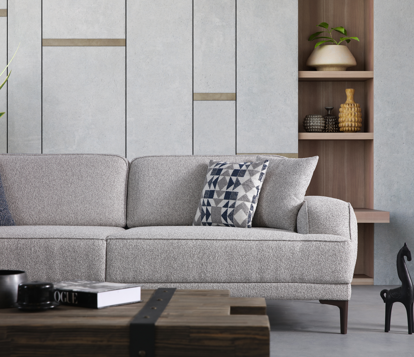 Sofya 3-Seater Sofa by Netline Interiors