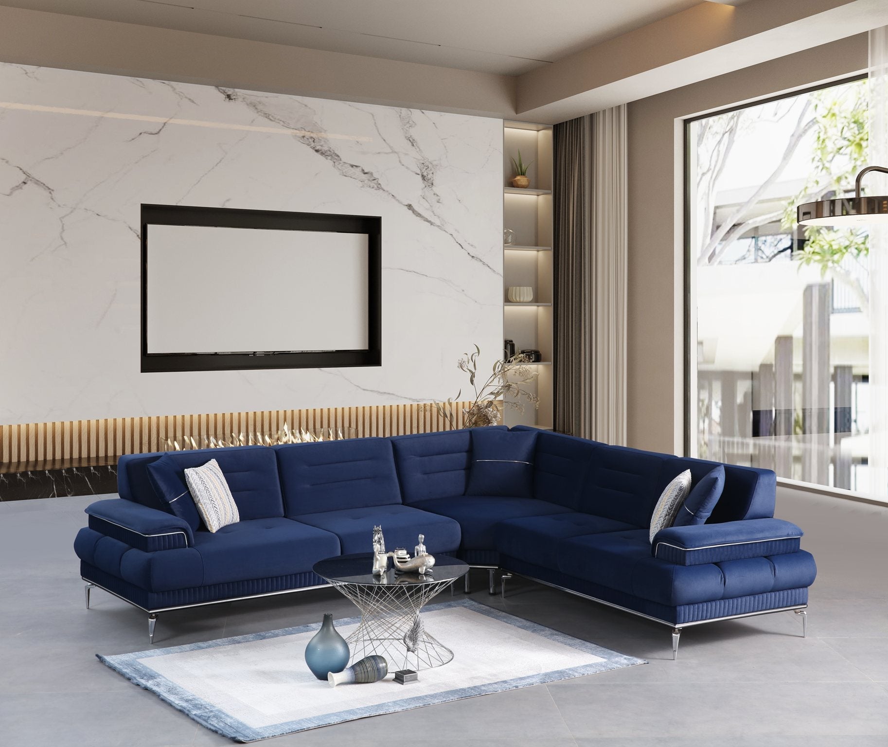 Madrid Corner Set (K) by Netline Interiors