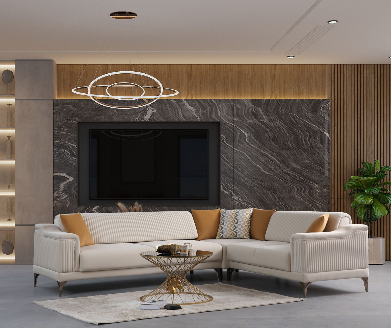 Pedro Corner Sofa by Netline Interiors