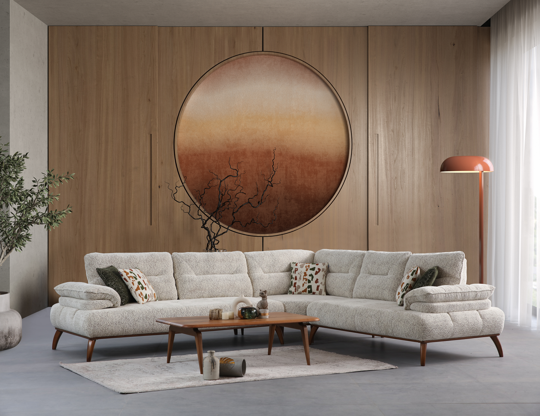 Latte Corner Set by Netline Interiors