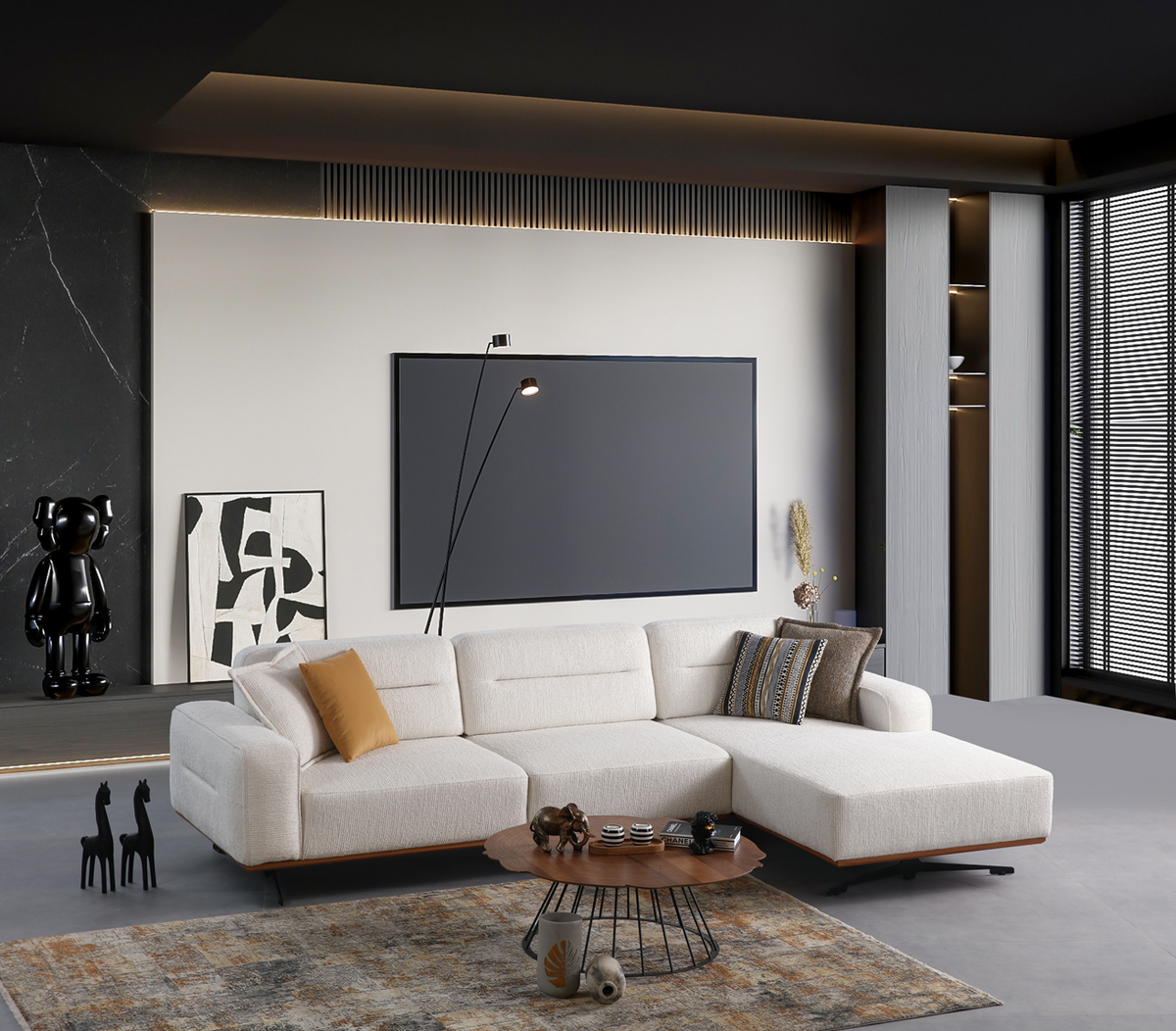 Esse L Corner Sofa by Netline Interiors