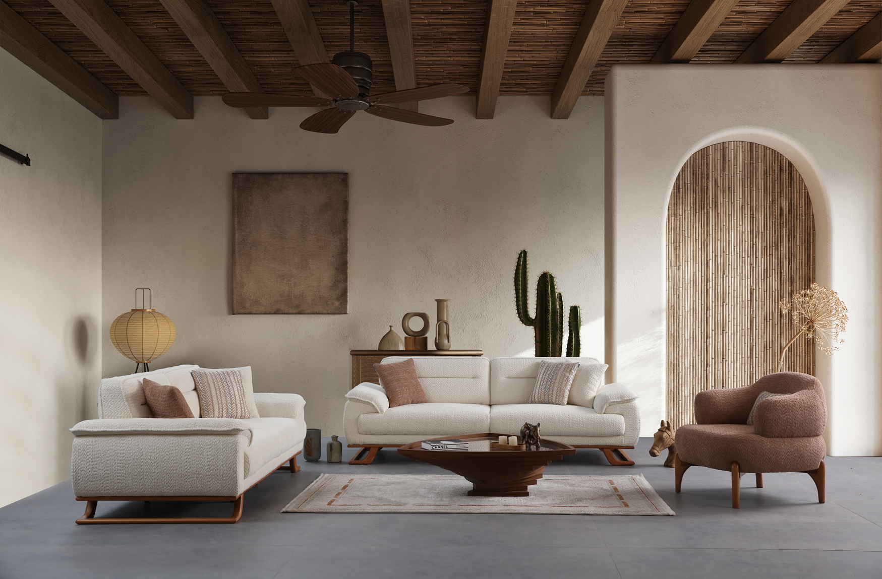 Alora Sofa Set - Modern Living Room Comfort