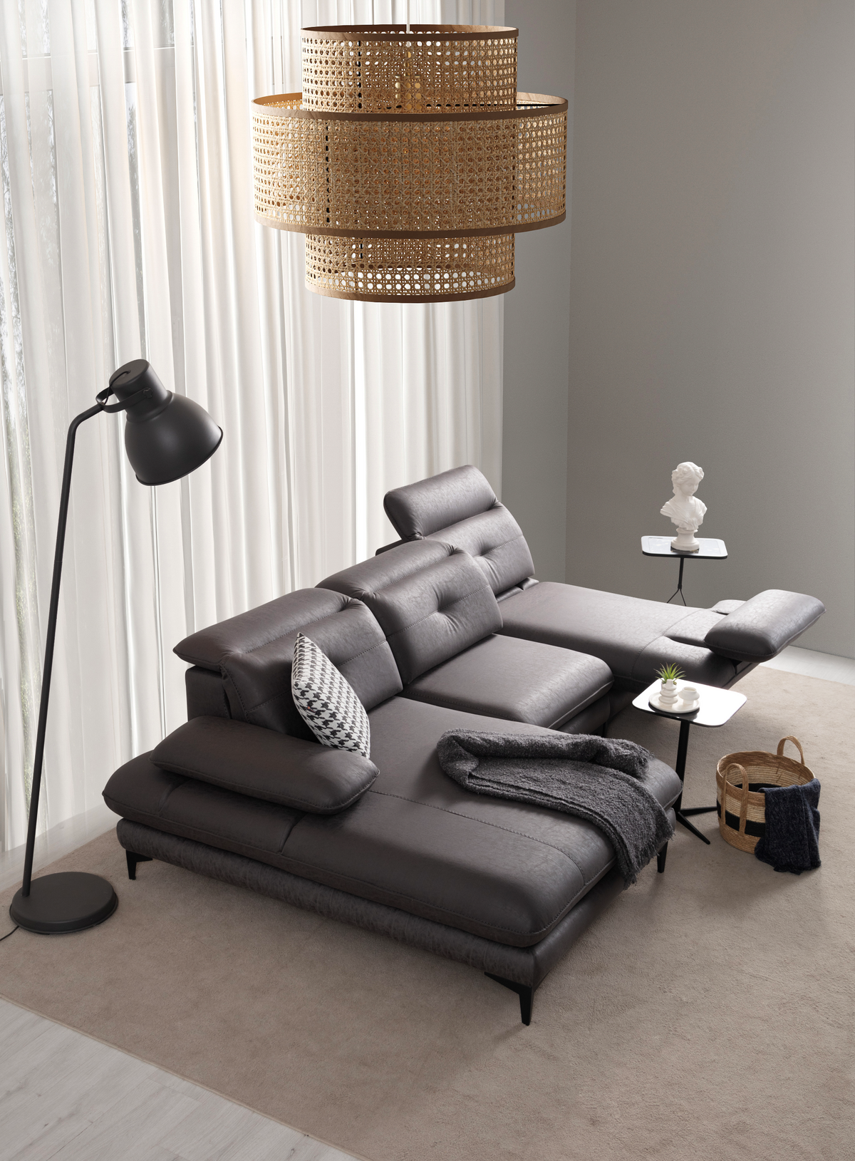Torino Mini Relax Corner Sofa by Netline Interiors