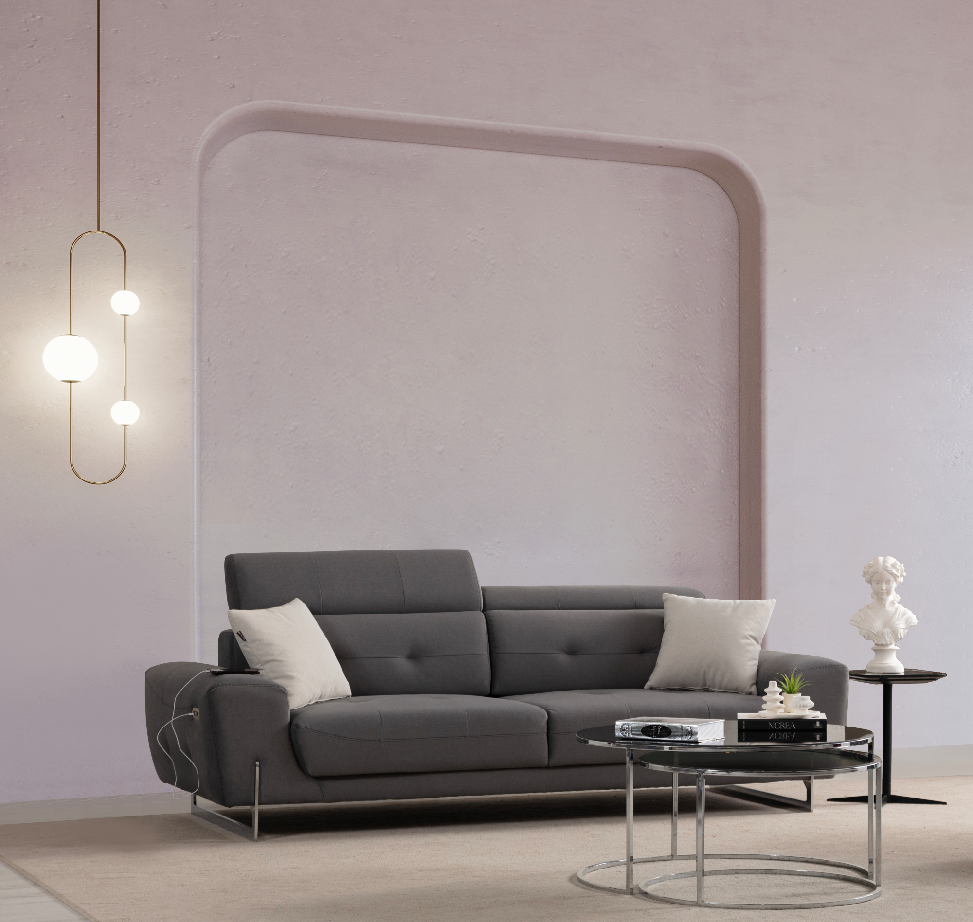 Lora Sofa Set by Netline Interiors