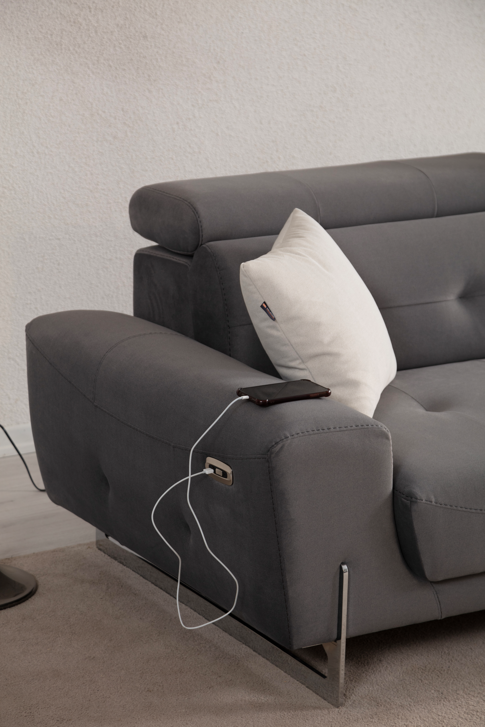 Lora 3 Seater Sofa by Netline Interiors