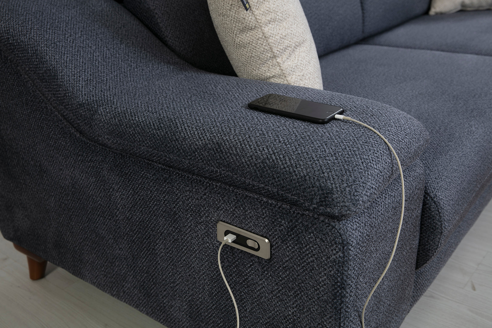 Mustang 3 Seater Sofa (S) by Netline Interiors