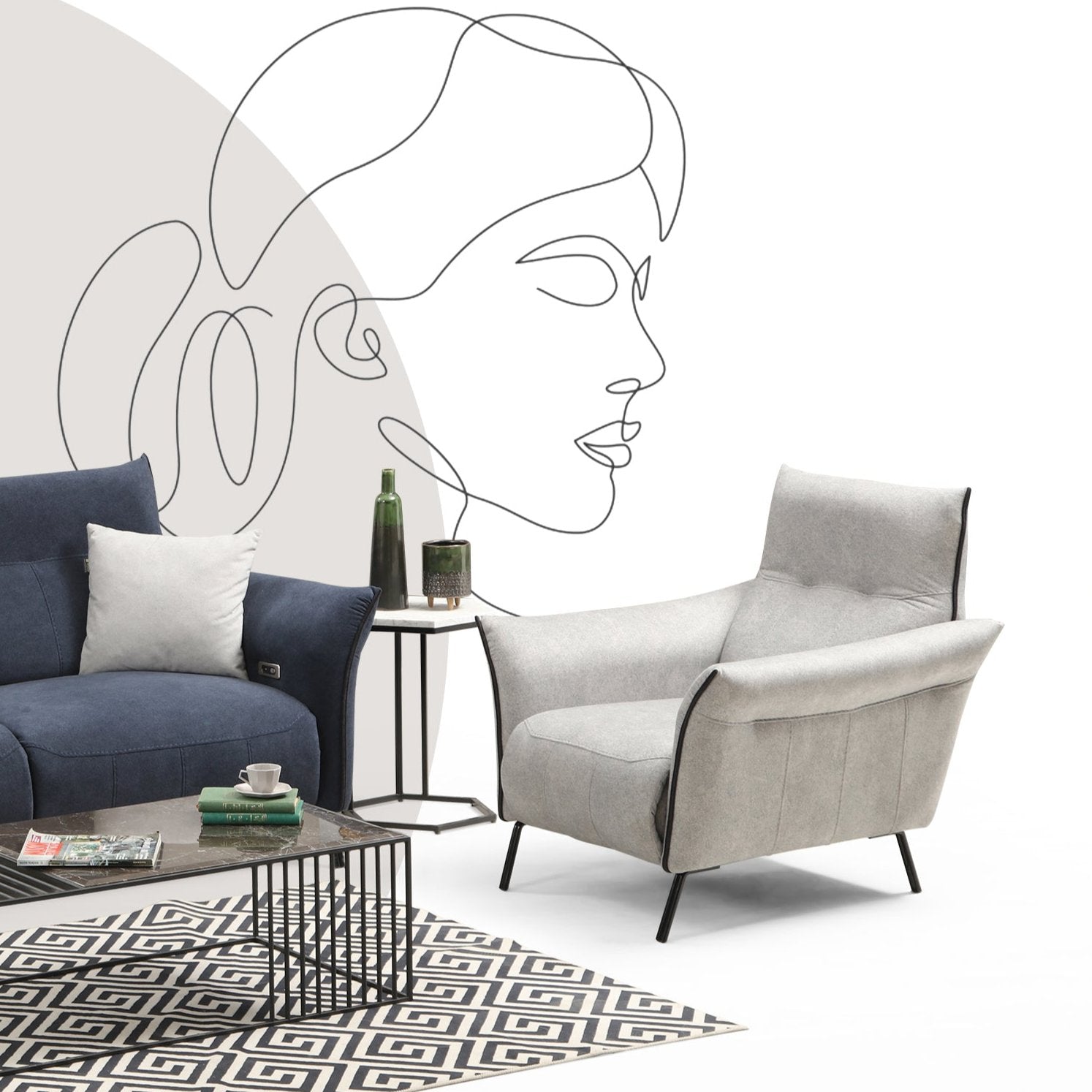 Mozart Armchair by Netline Interiors