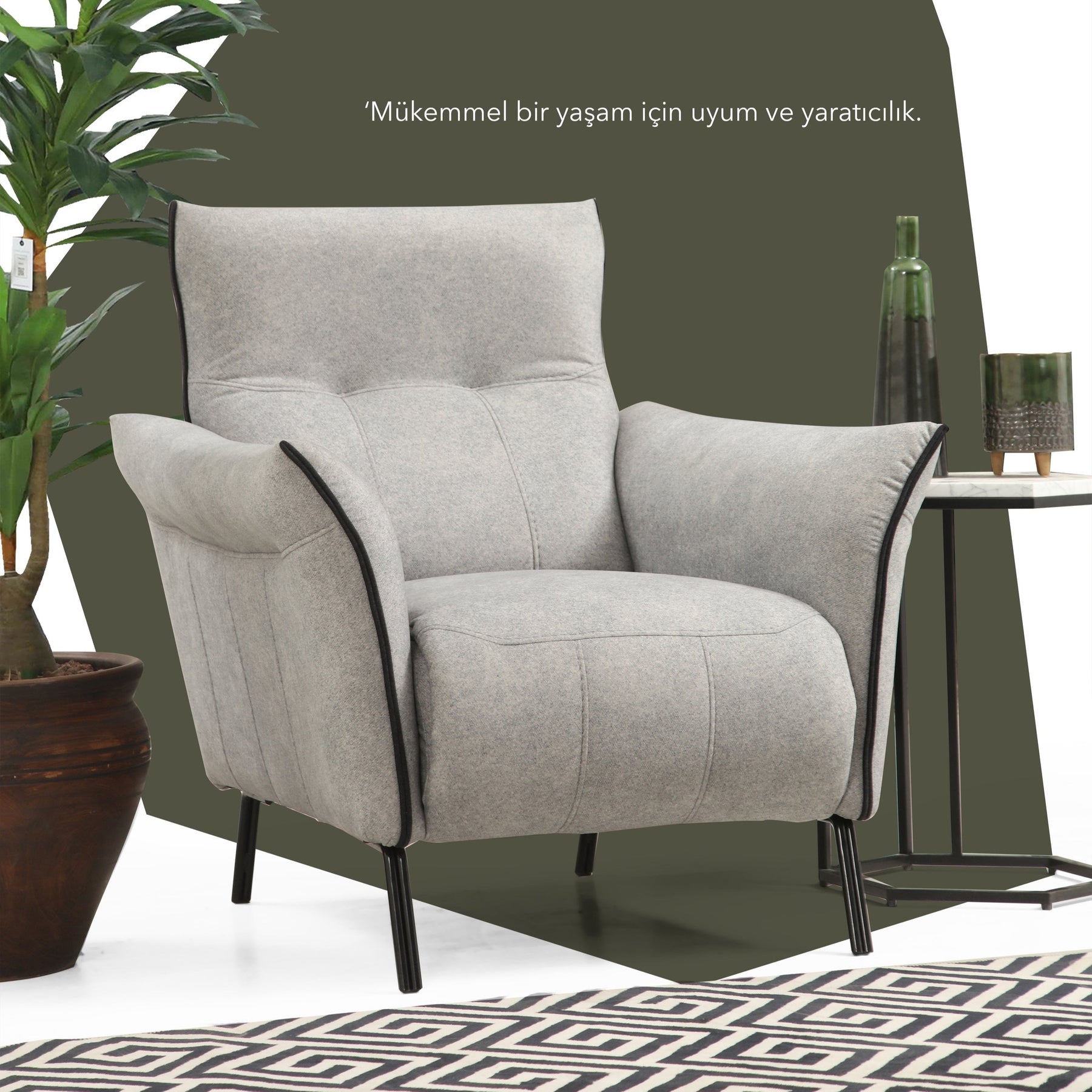 Mozart Armchair by Netline Interiors