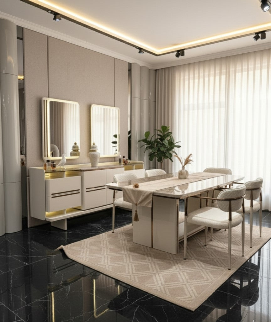 Luna Dining Room (SK) by Netline Interiors