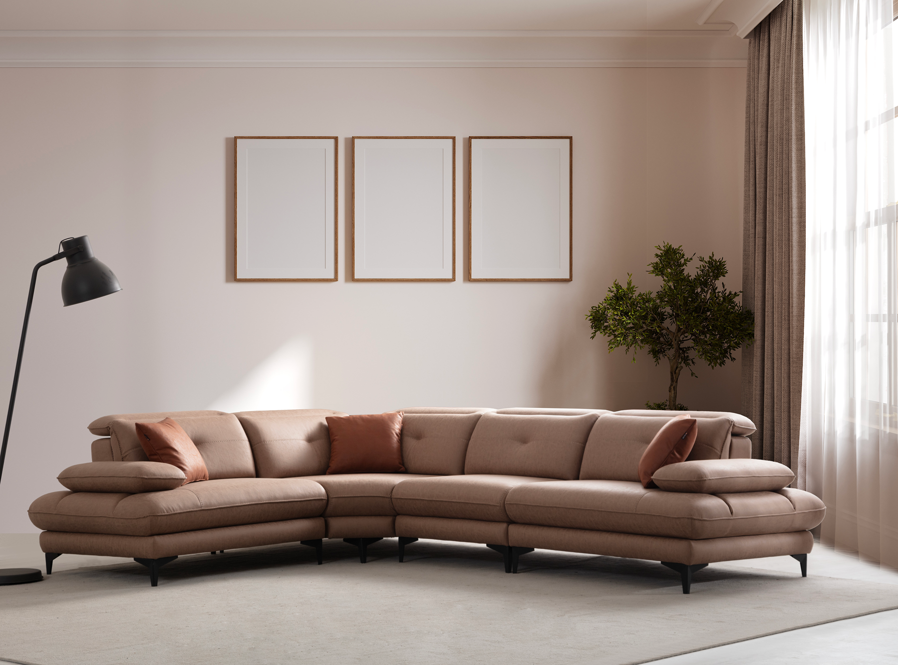 Torino Corner Sofa by Netline Interiors