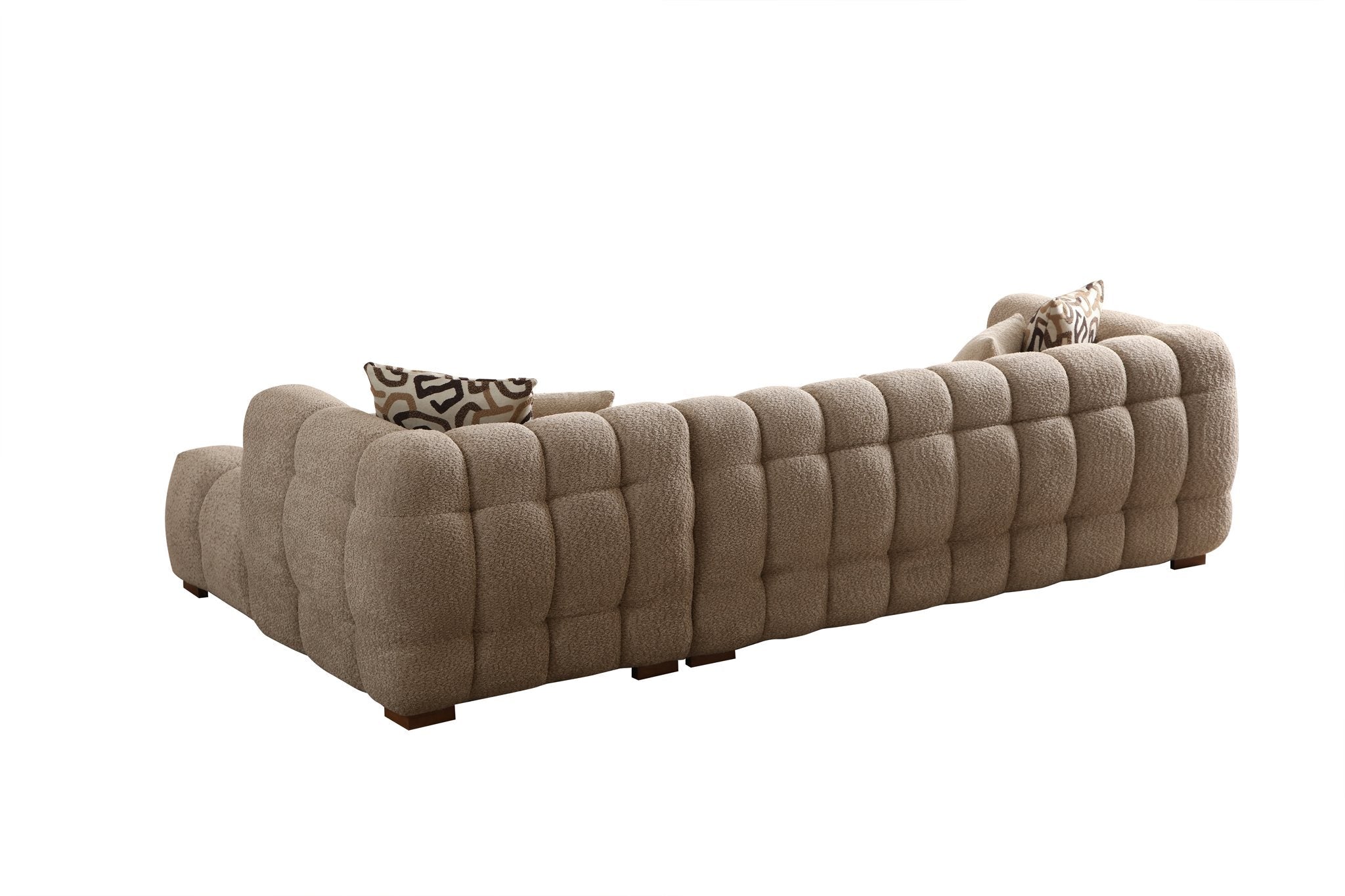 Estanze L-Shape Corner Sofa (SG) by Netline Interiors