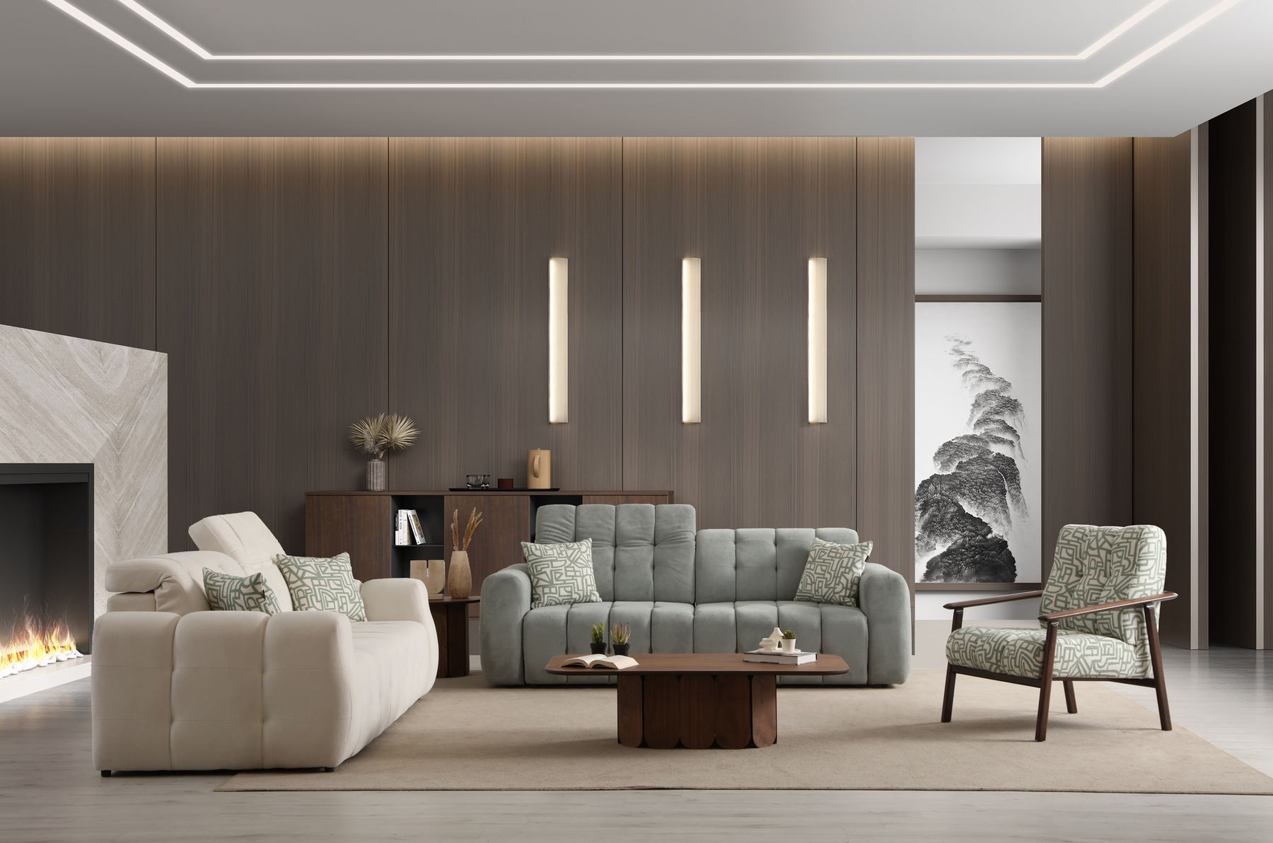 Enzo Sofa Set by Netline Interiors