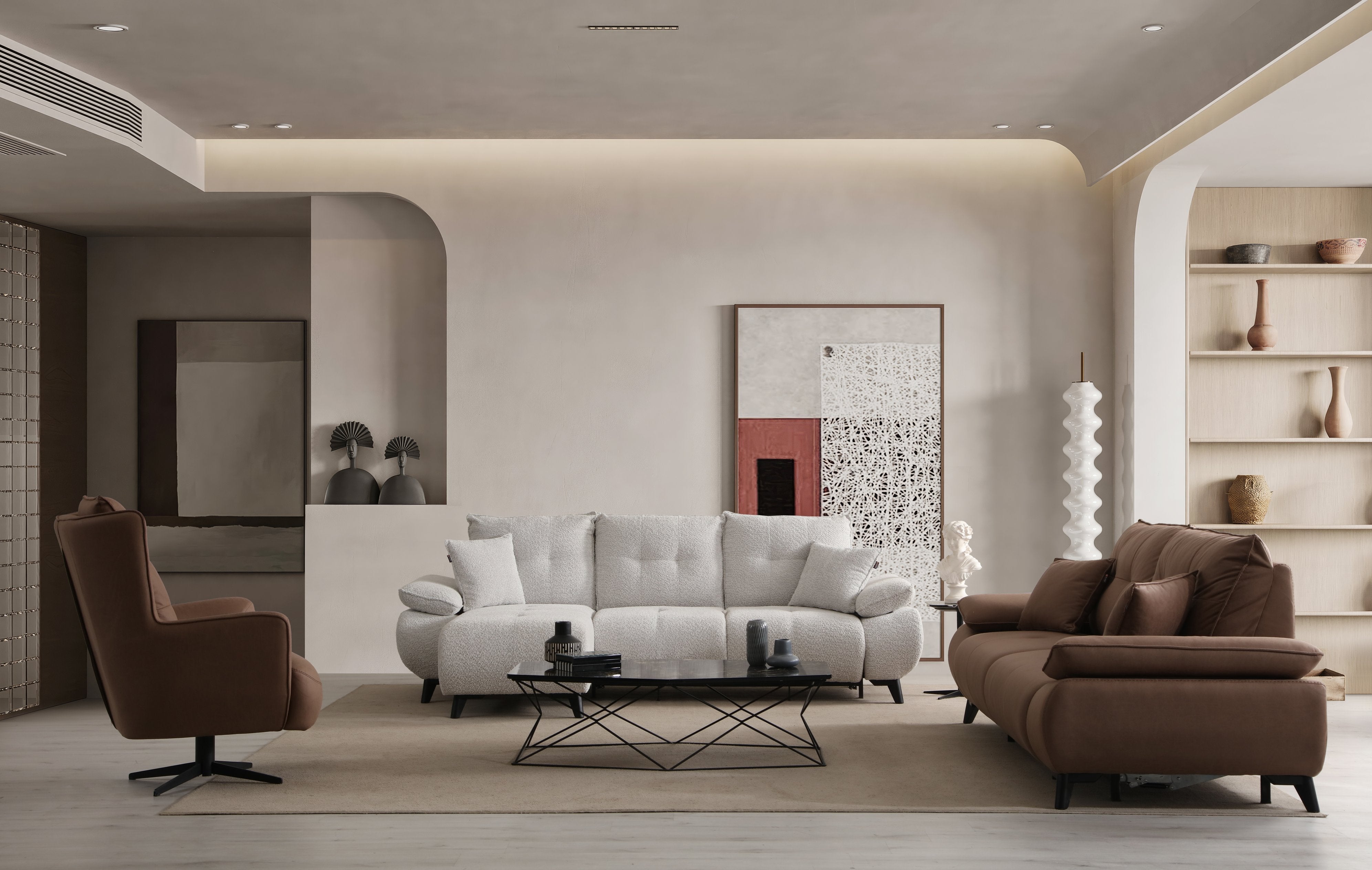 Elit Sofa Set (S) by Netline Interiors