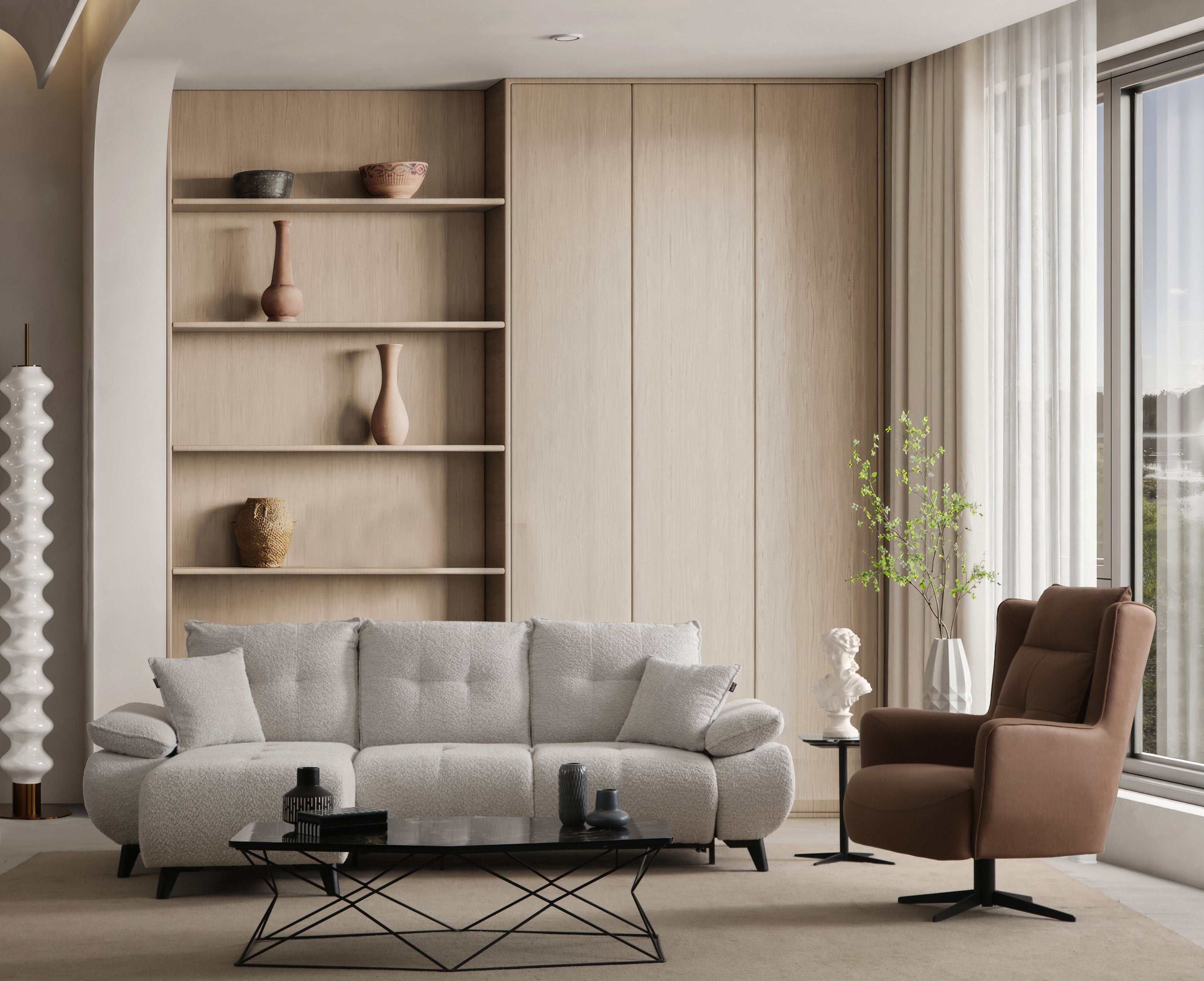 Elit Sofa Set (S) by Netline Interiors