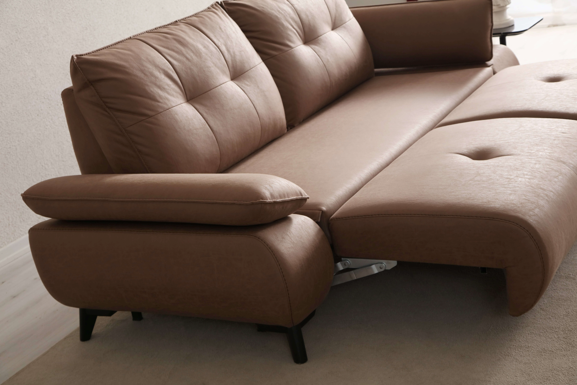 Netline Home Interior Elit 3 Seater Corner Sofa showing spacious lounge comfort with plush cushions and modern design.