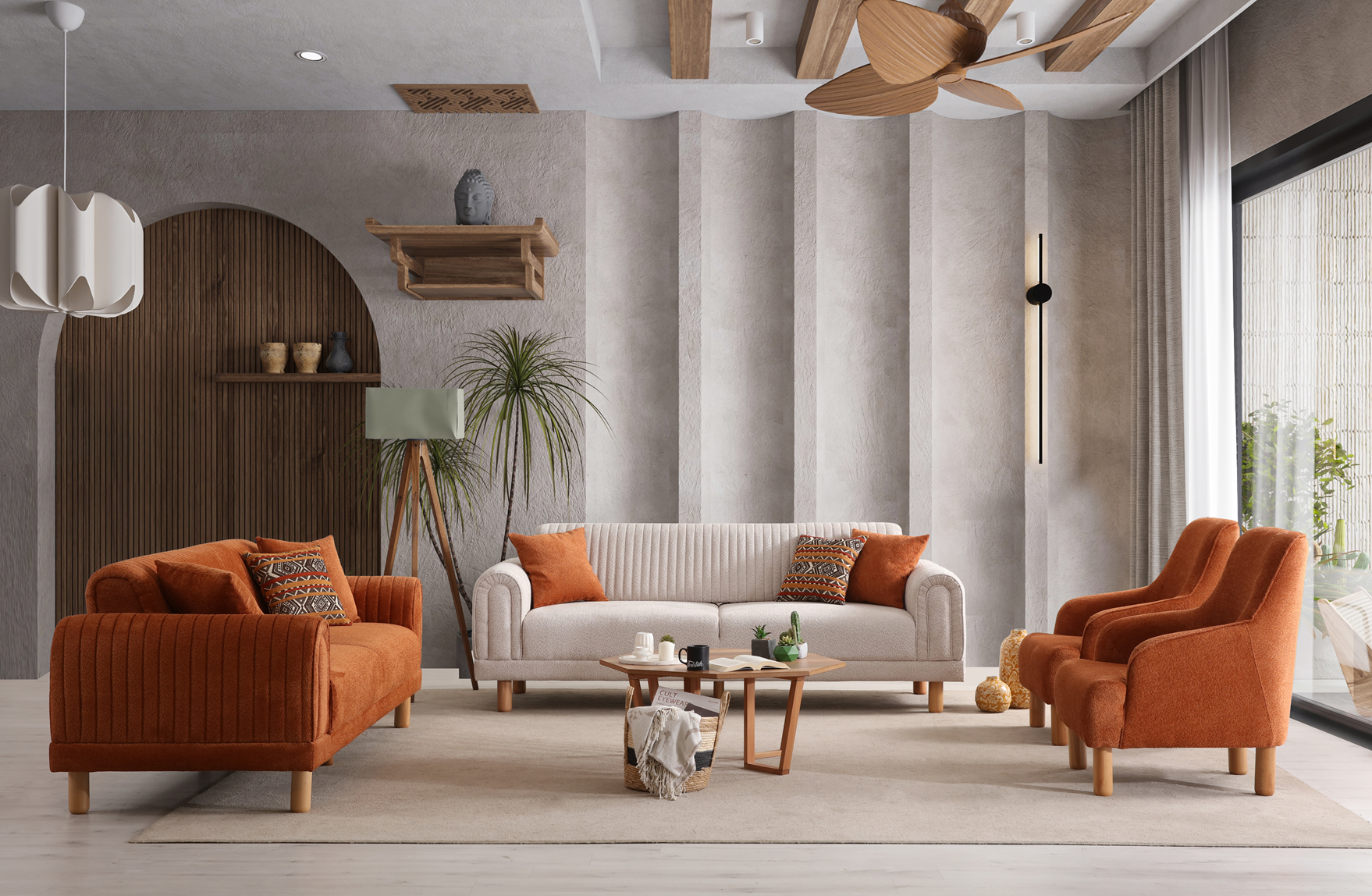Tokyo 3 Seater Sofa by Netline Interiors