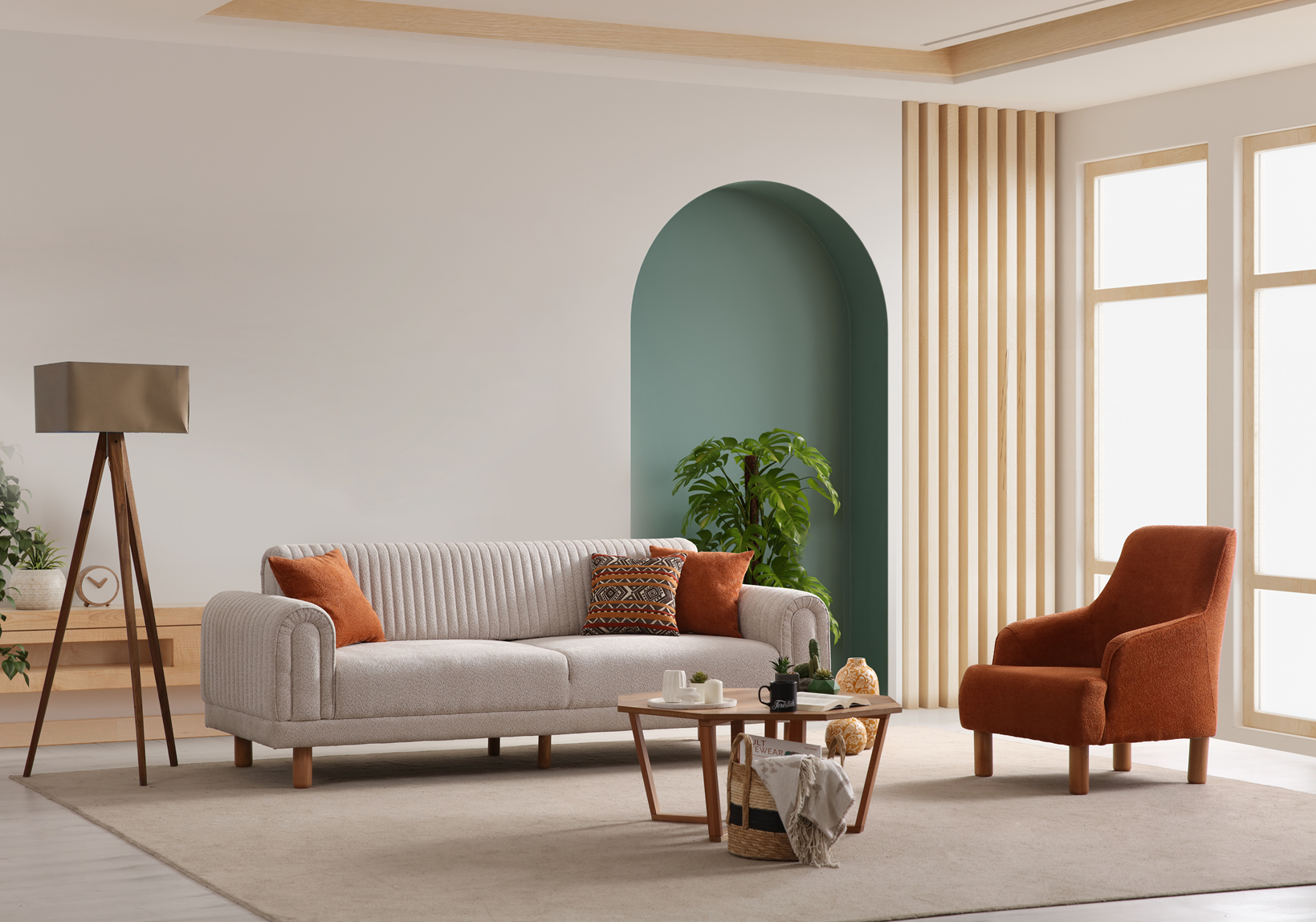 Tokyo Sofa Set by Netline Interiors