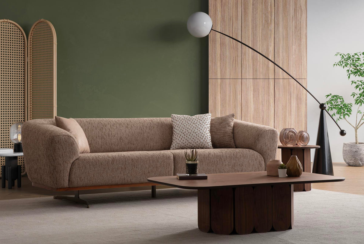 Vanilya 3 Seater Sofa by Netline Interiors