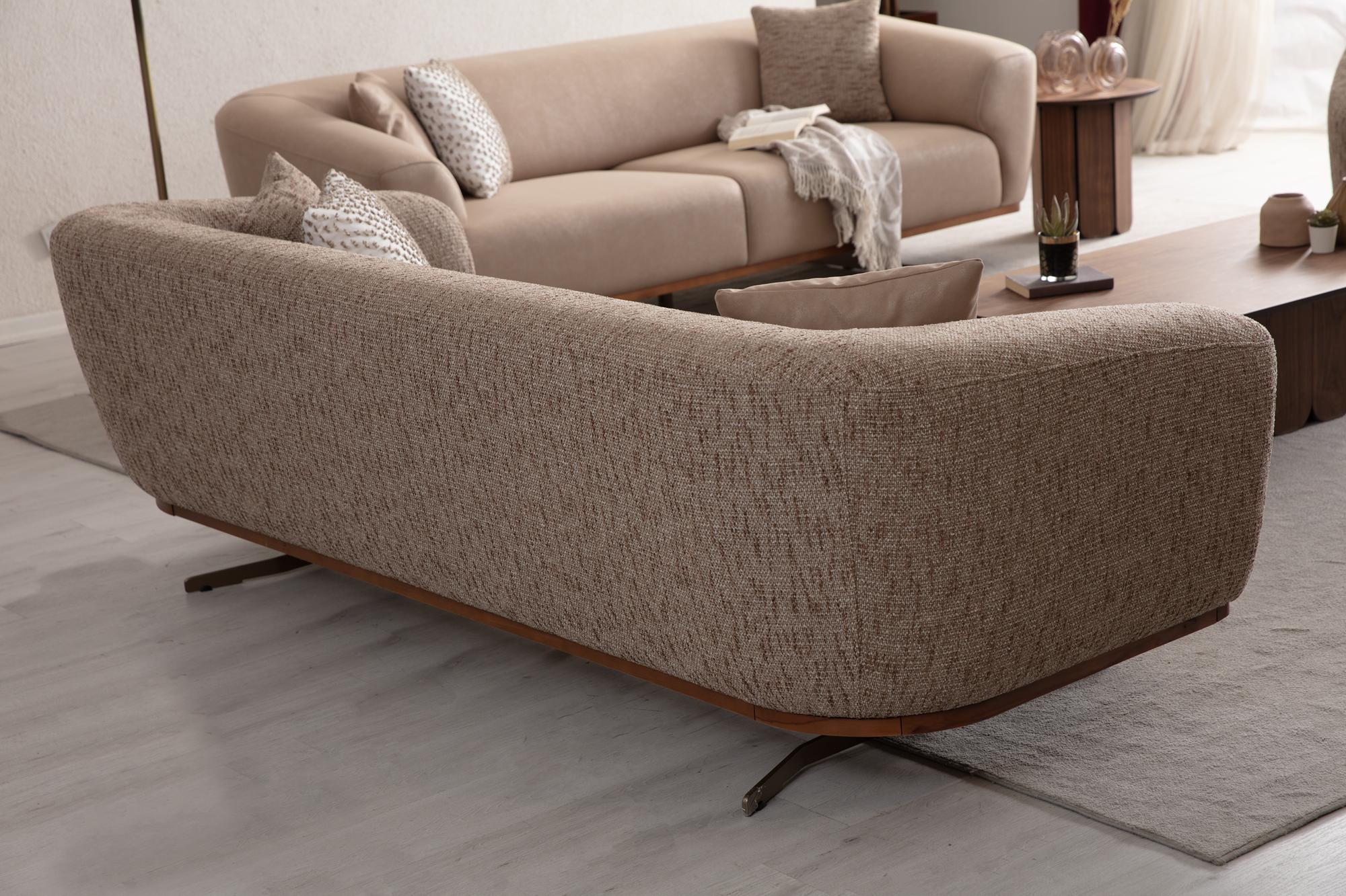Vanilya 3 Seater Sofa by Netline Interiors