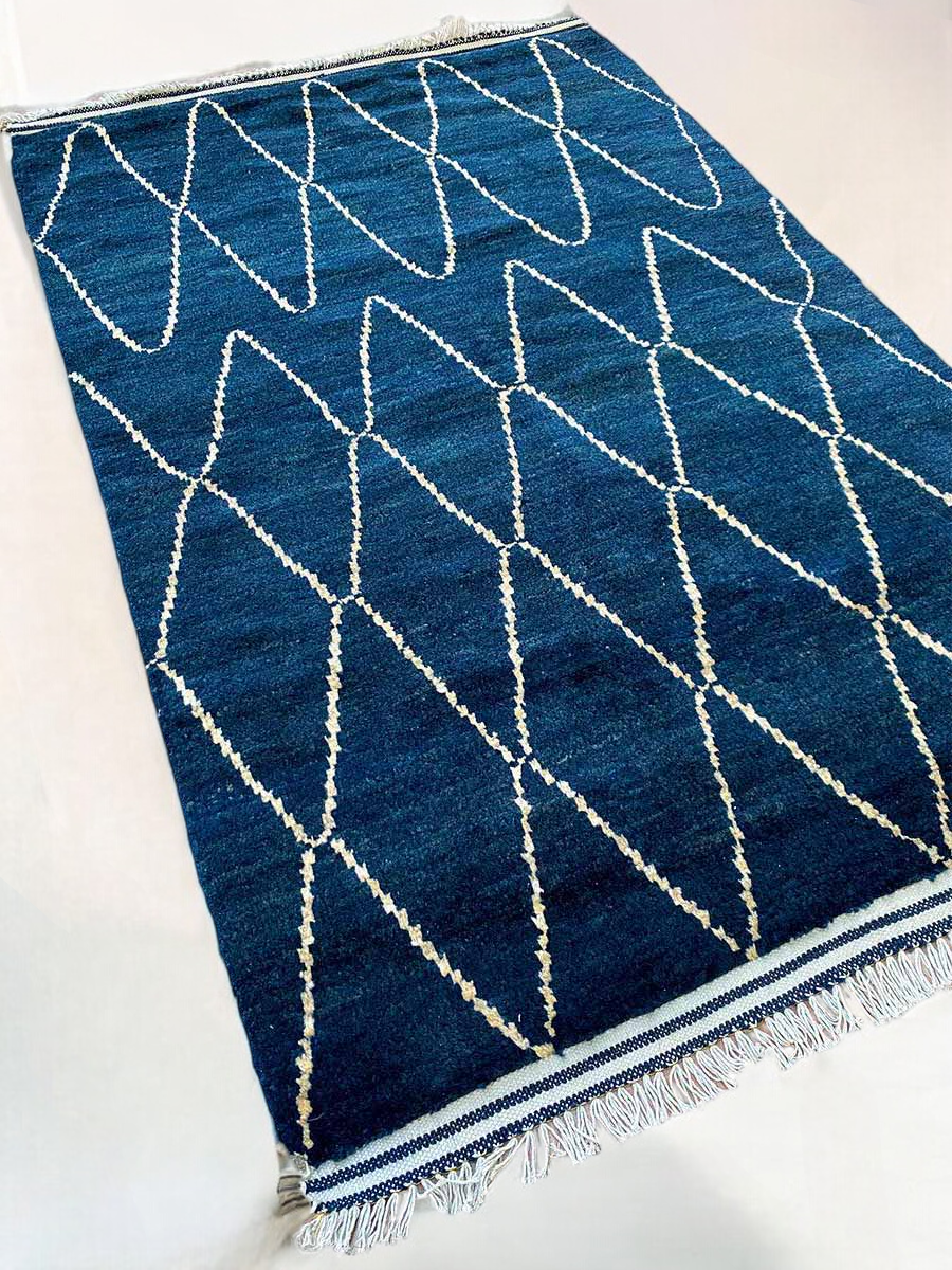 Kasbah Hand Knotted Rug - 196 x 125 cm