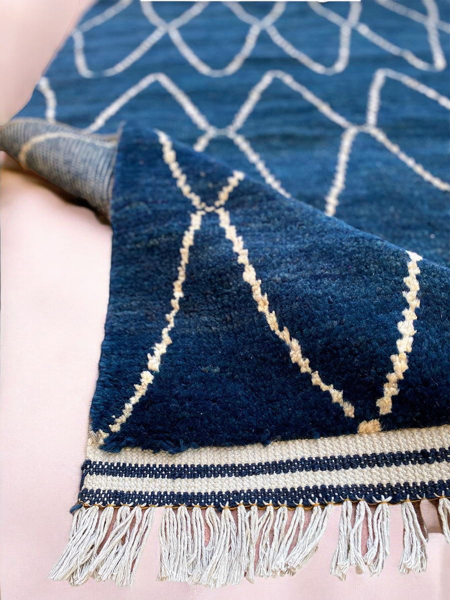 Kasbah Hand Knotted Rug - 196 x 125 cm