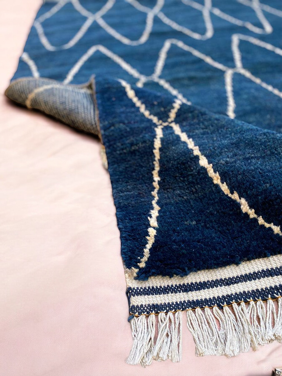 Kasbah Hand Knotted Rug - 196 x 125 cm