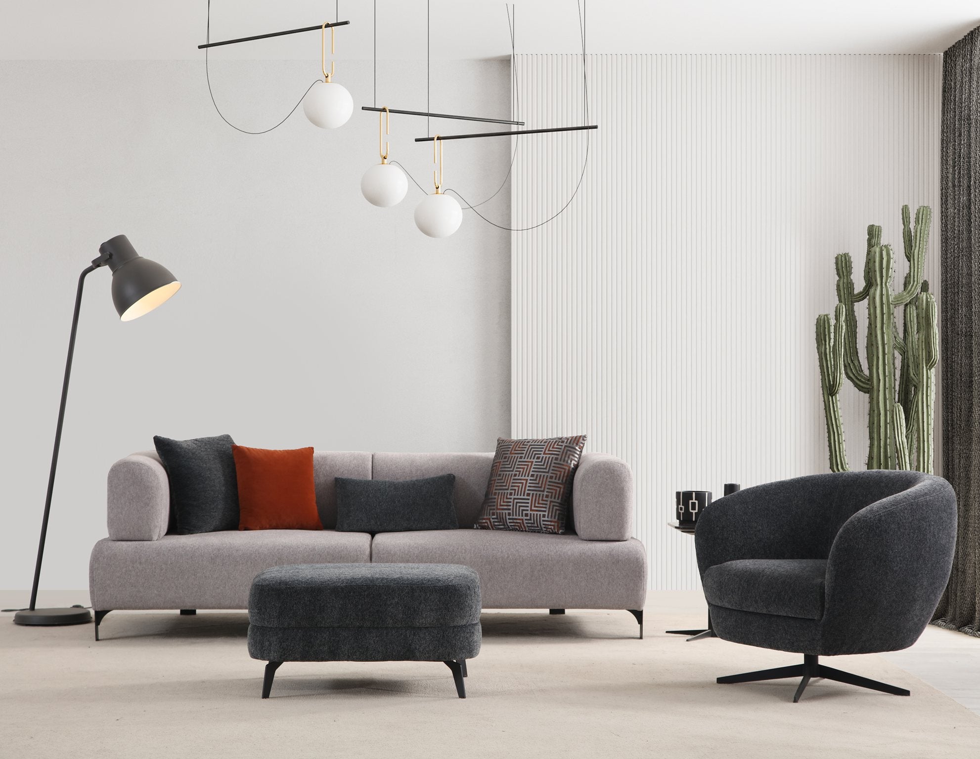 Cratos 3-Seater Sofa Bed by Netline Interiors