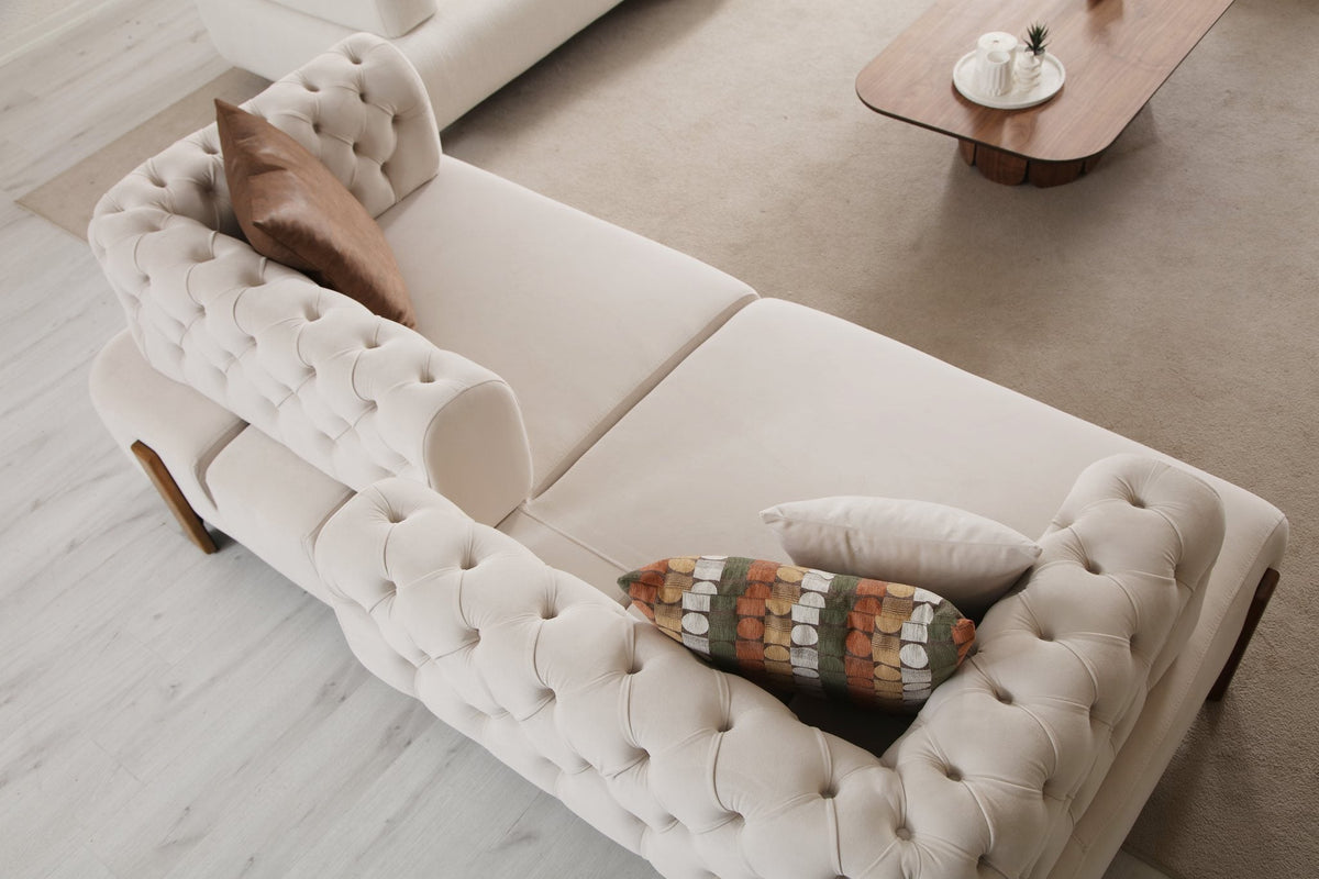 Cratos wood 3-seater sofa bed by Netline Interiors