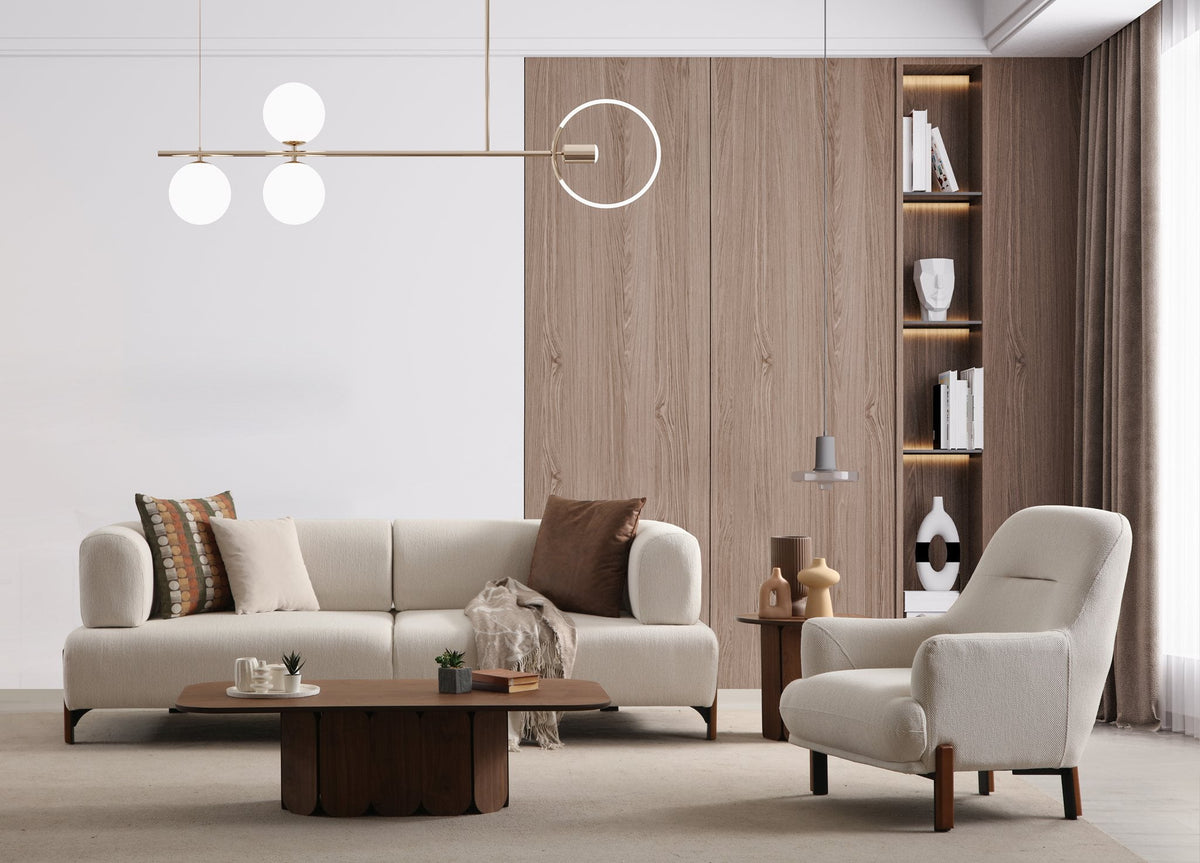 Cratos wood 3-seater sofa bed by Netline Interiors