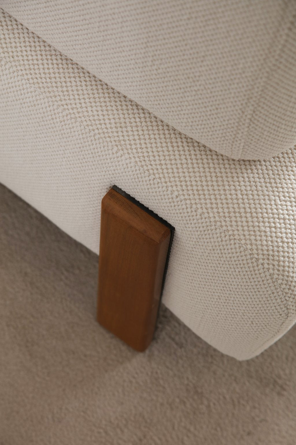 Cratos wood 3-seater sofa bed by Netline Interiors