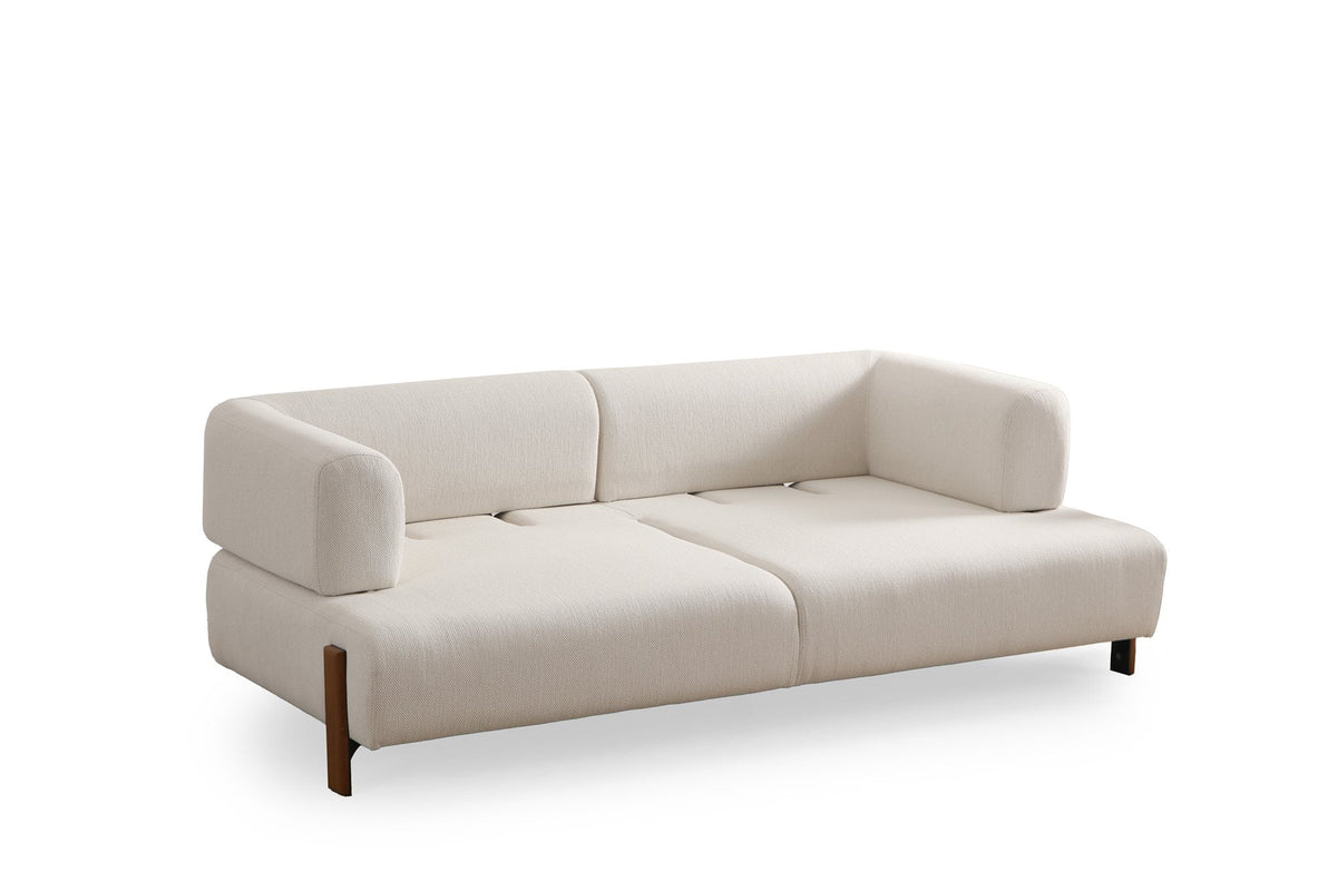 Cratos Wood Sofa Bed Set by Netline Interiors