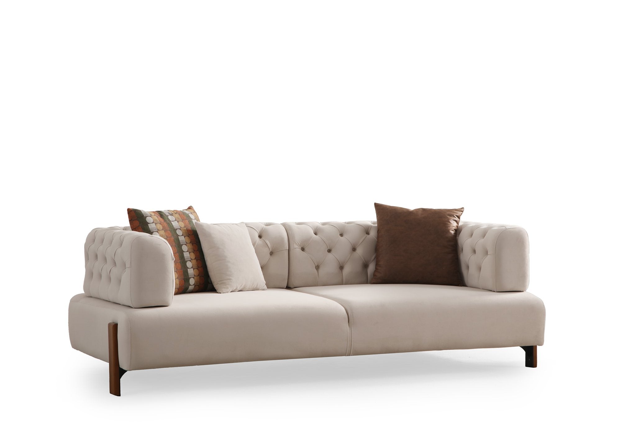 Cratos wood 3-seater sofa bed by Netline Interiors