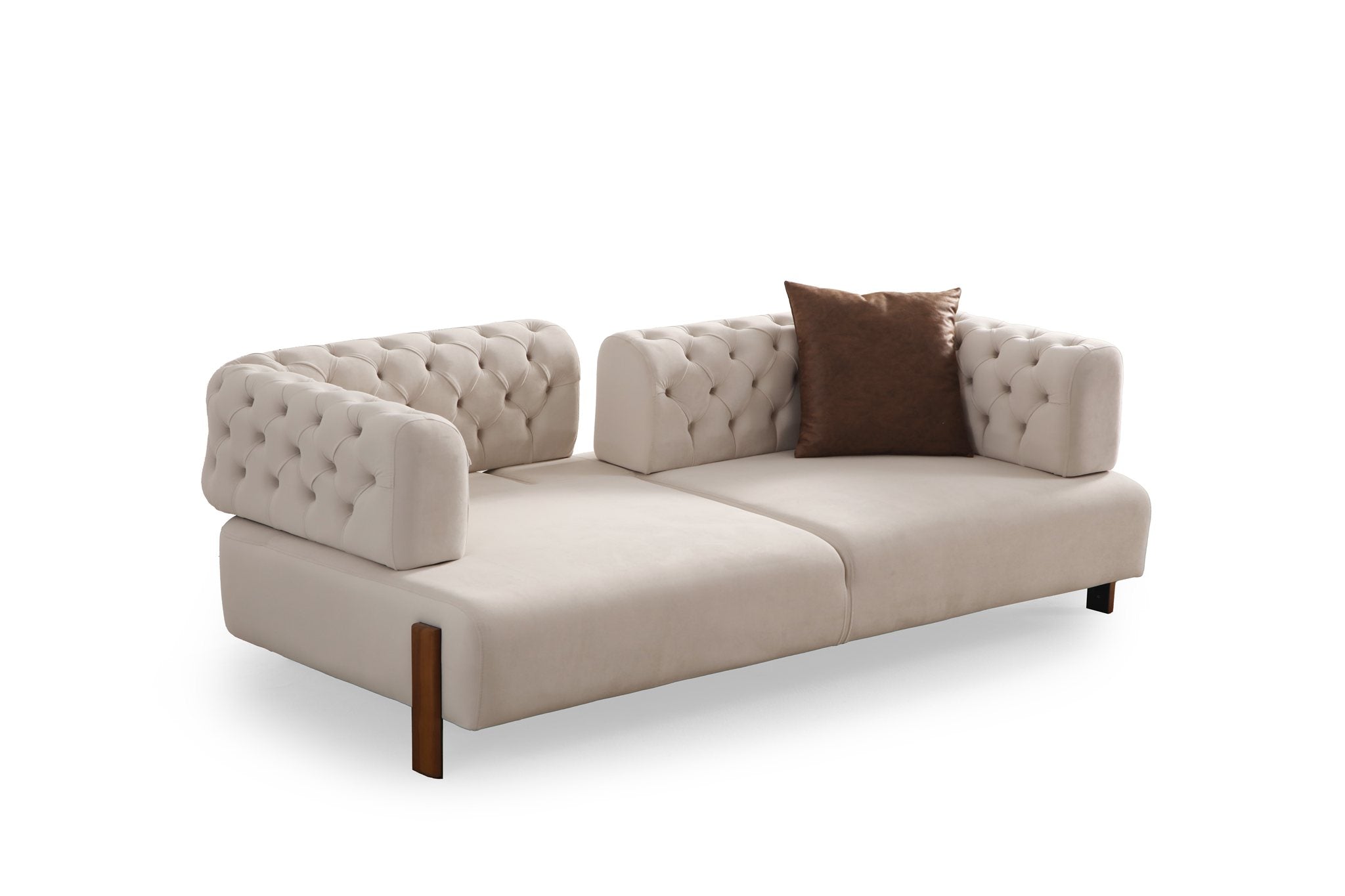 Cratos Wood Sofa Bed Set by Netline Interiors