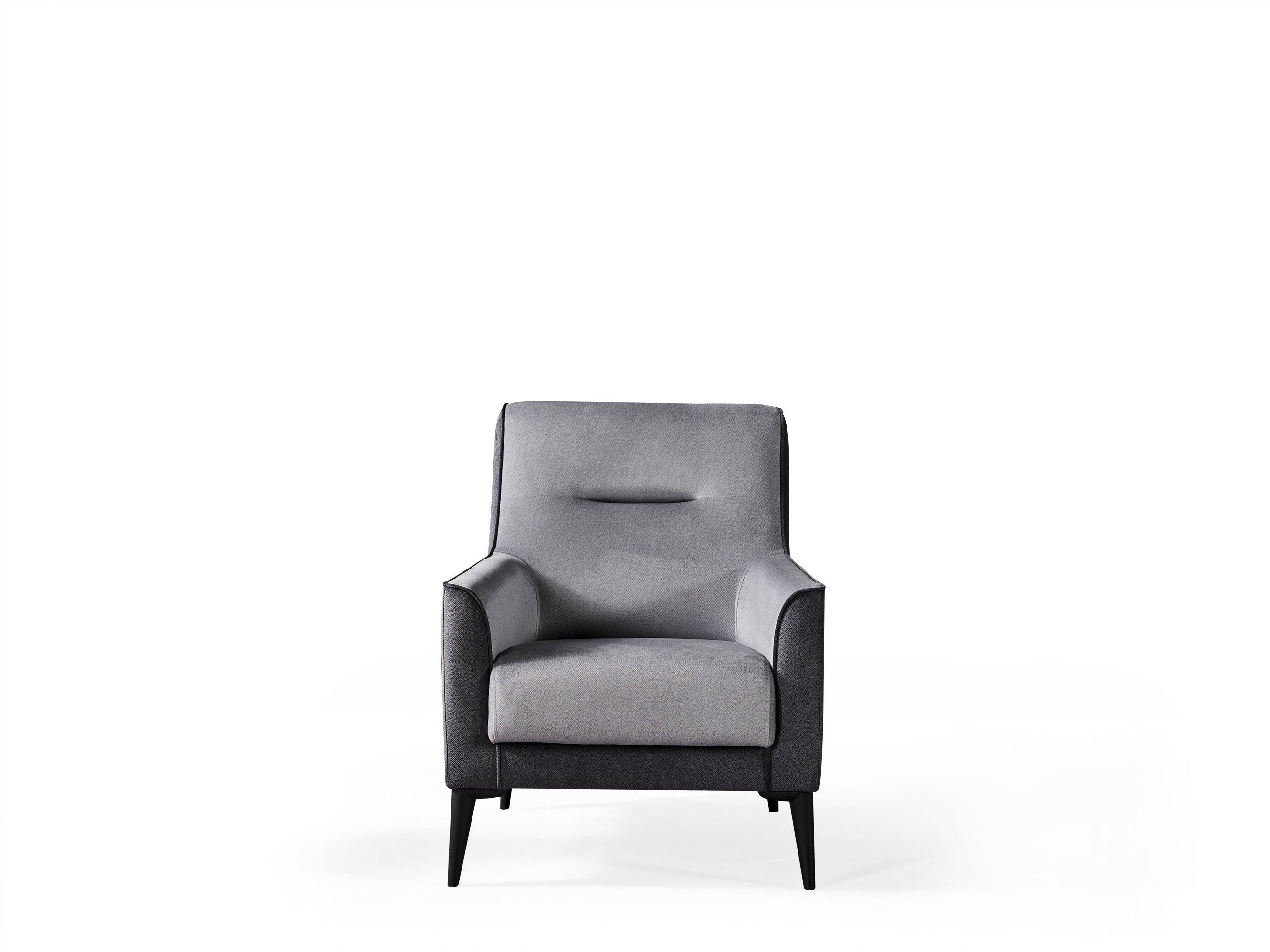 Netline Home Interior Dama Armchair with cushioned seat and armrests, stylish accent seating for living rooms or bedrooms.