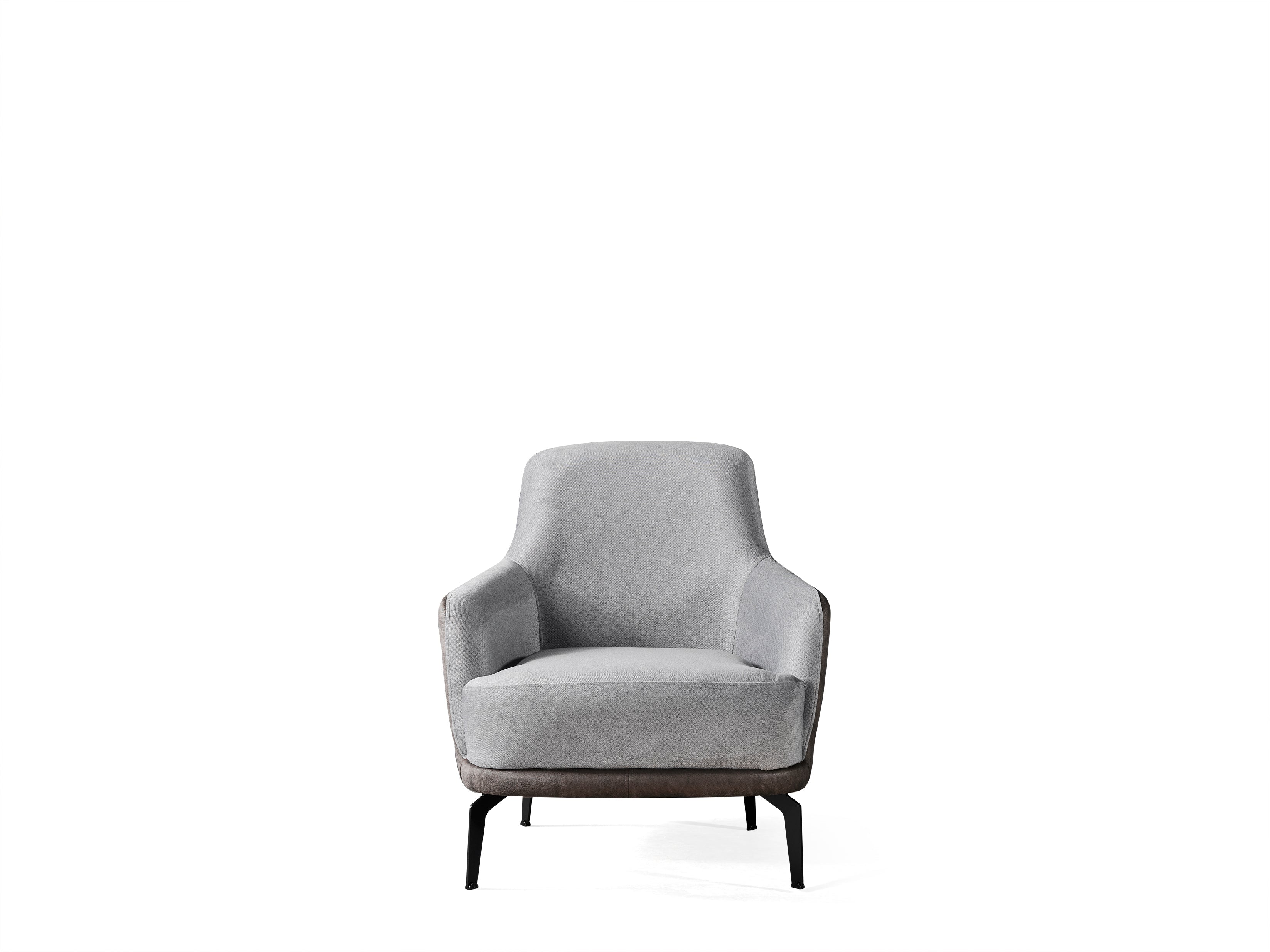 Netline Home Interior Perla Chair armchair with plush upholstery and modern design, perfect for comfortable accent seating in living spaces.